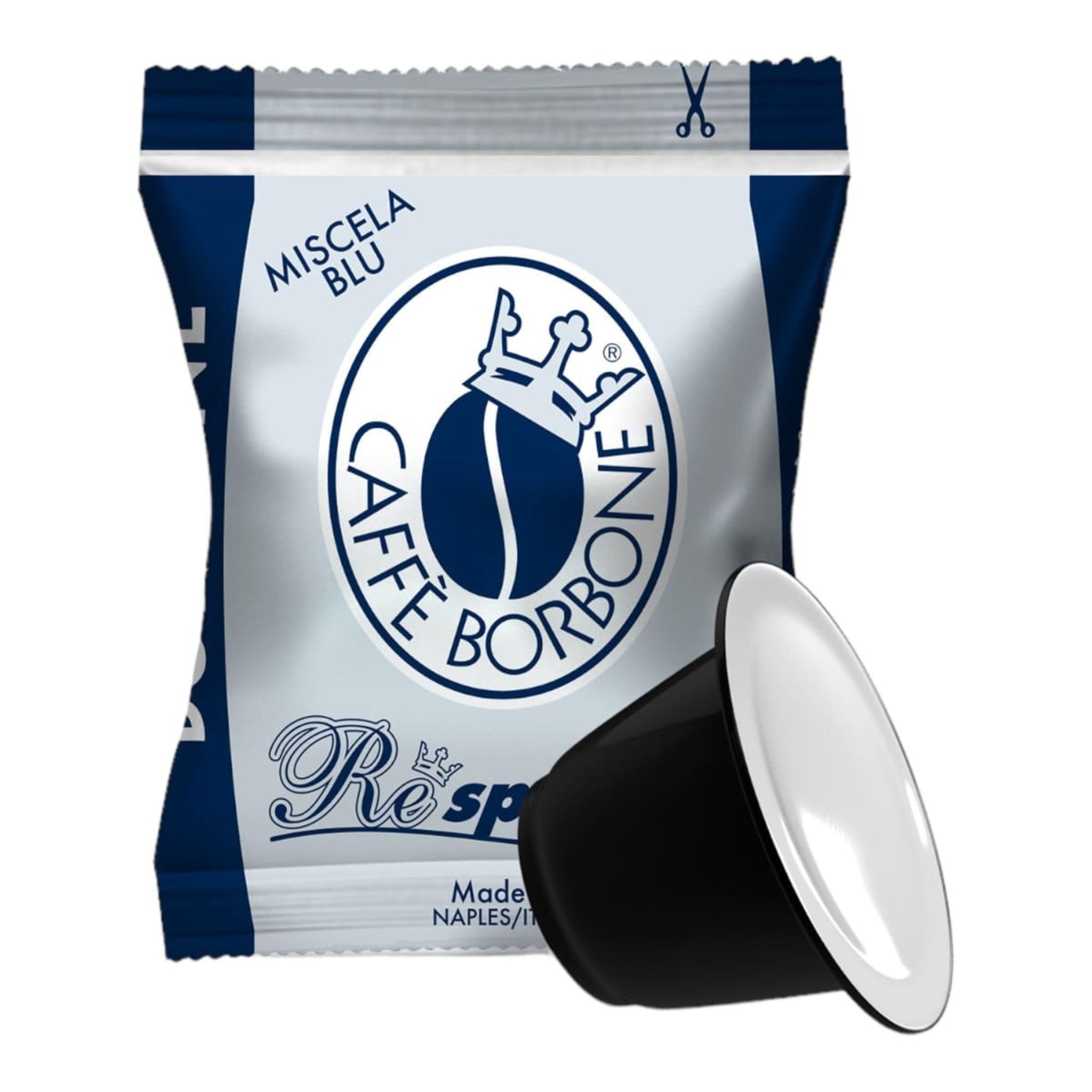 Caffè Borbone Blue Respresso Capsules - 100 Nespresso Compatible Coffee Pods
