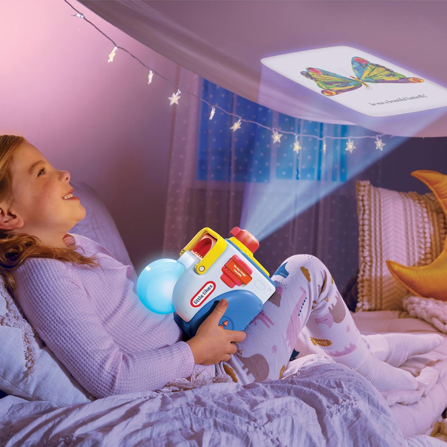 Little Tikes Story Dream Machine Collection - 3 Eric Carle Stories & Light-Up Caterpillar - Ages 3+ 5