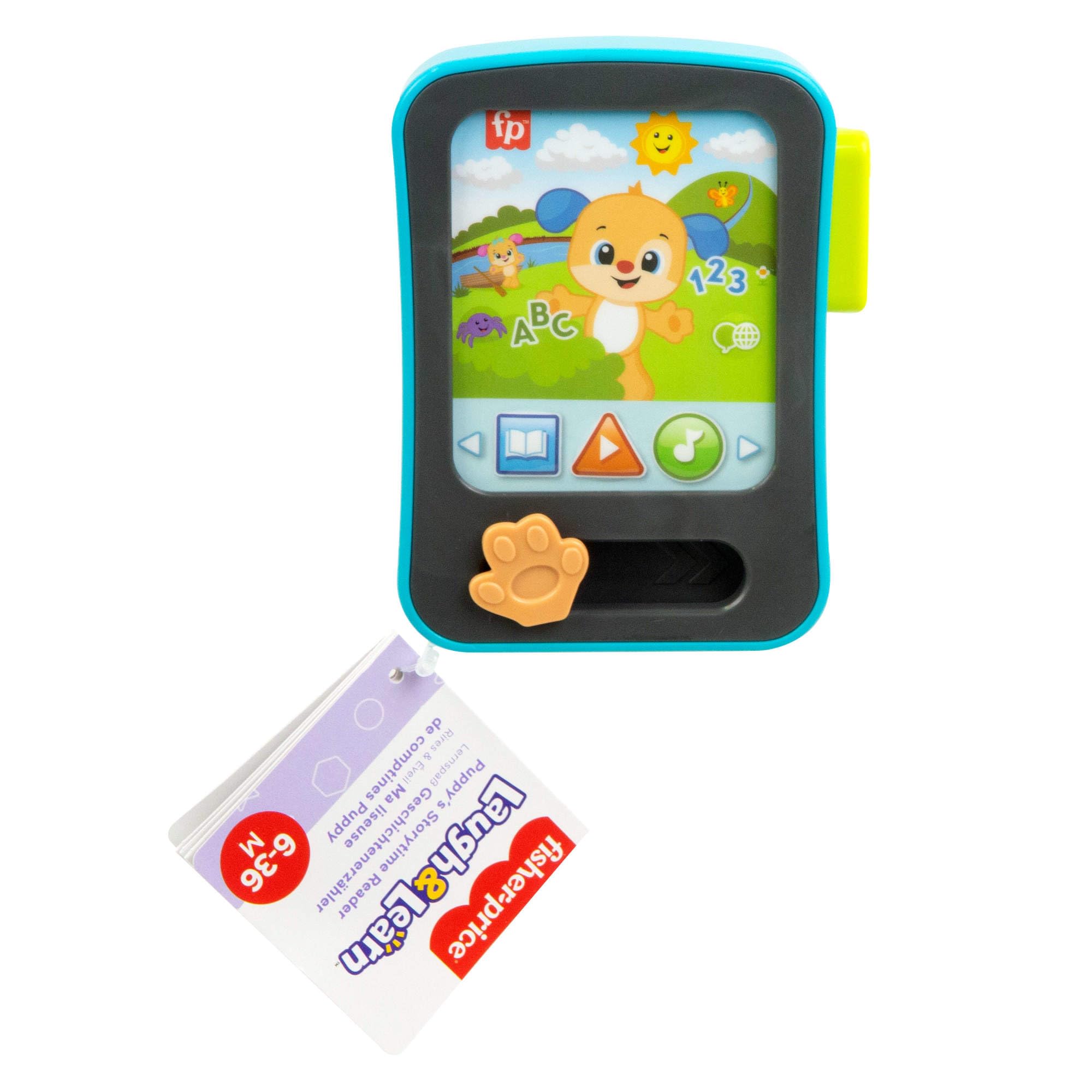 Fisher-Price Laugh & Learn Puppy's Storytime Reader - Electronic Learning Toy with Lights & Songs