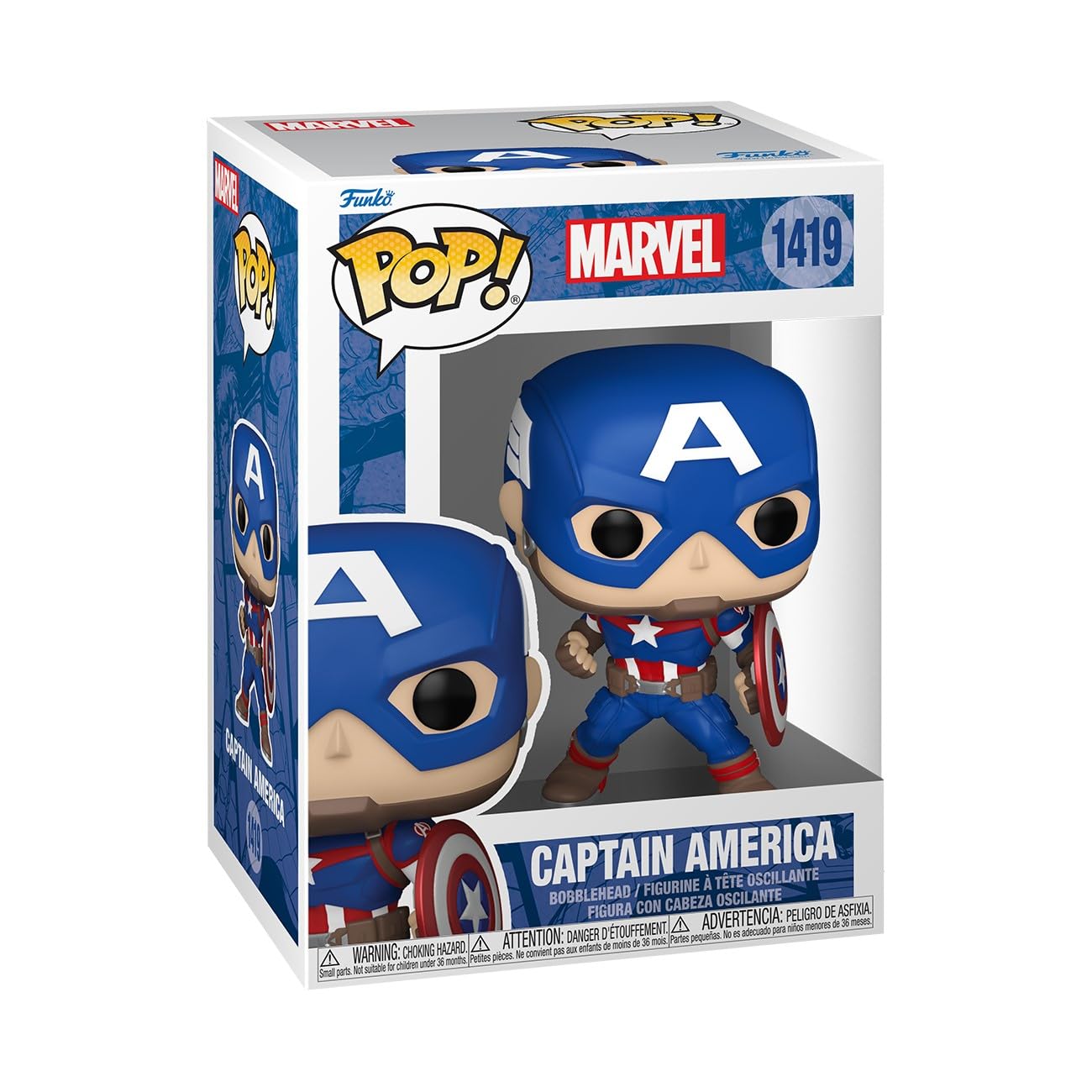 Funko Pop! Marvel: Captain America - Marvel Comics - Vinyl Figure 9
