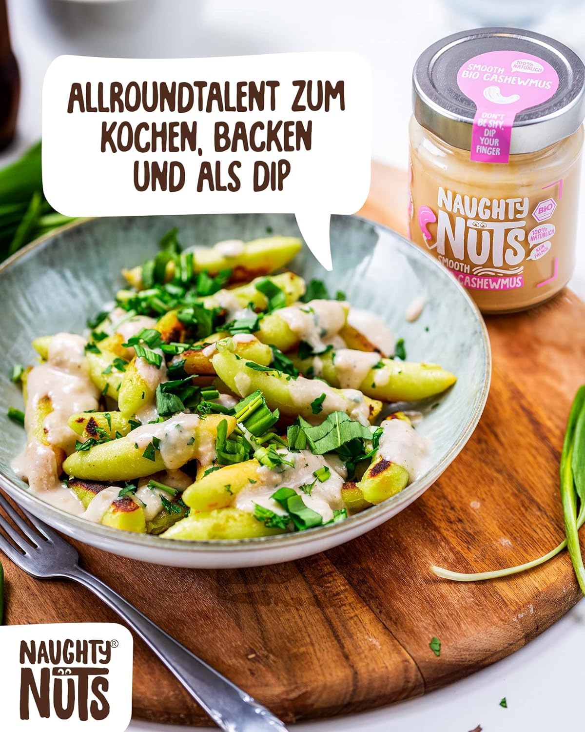 Naughty Nuts - Bio Cashew Butter Smooth (100% Organic Cashew Nuts, No Palm Oil, No Added Sugar) 3