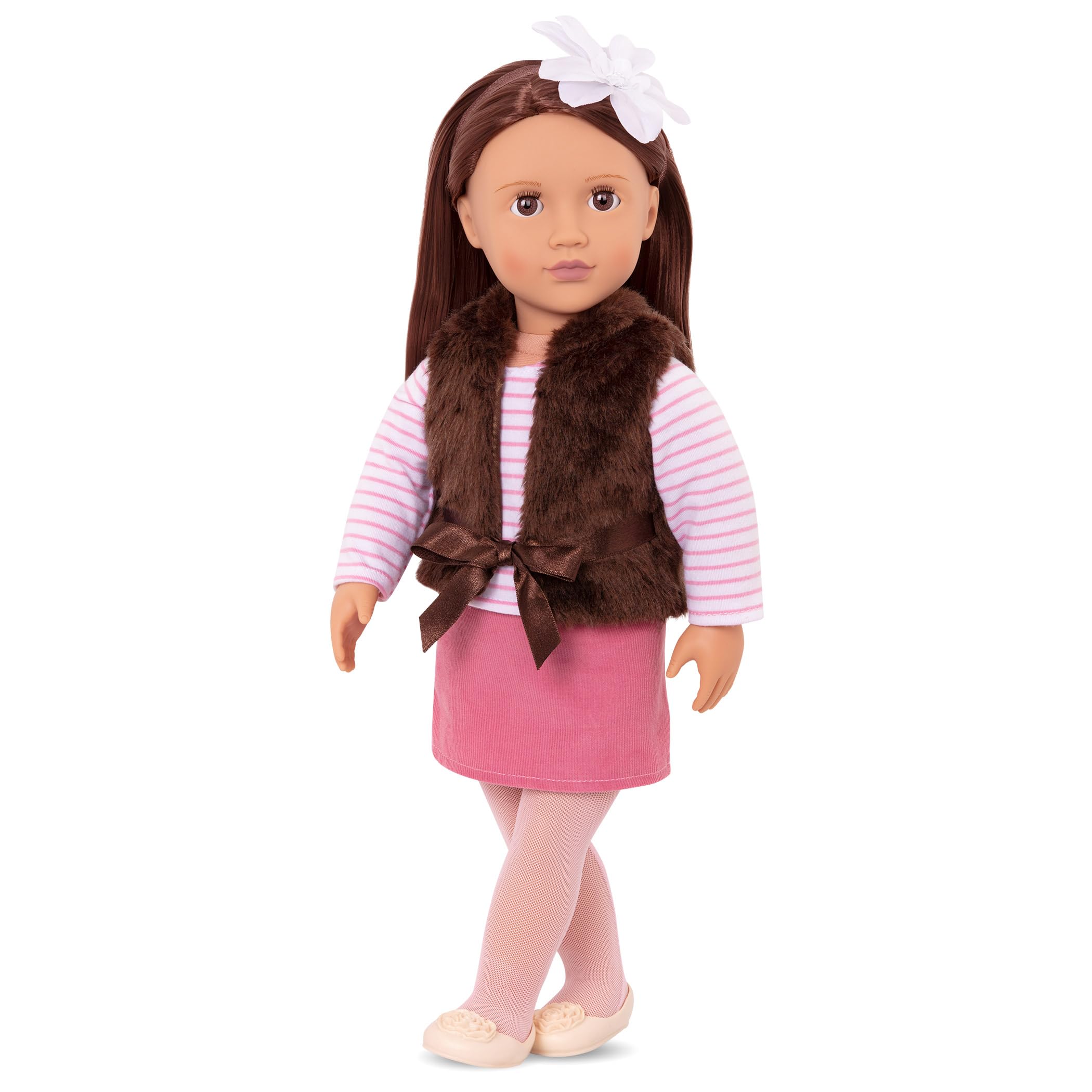 Our Generation Sienna Doll - 18 Inch Doll for 3+ Year Old Girls with Fashionable Outfit & Accessories 7