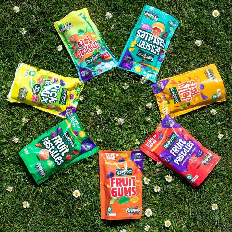 Rowntree's Pick and Mix Vegan Friendly Sweets Sharing Bag 150g (Pack of 10)