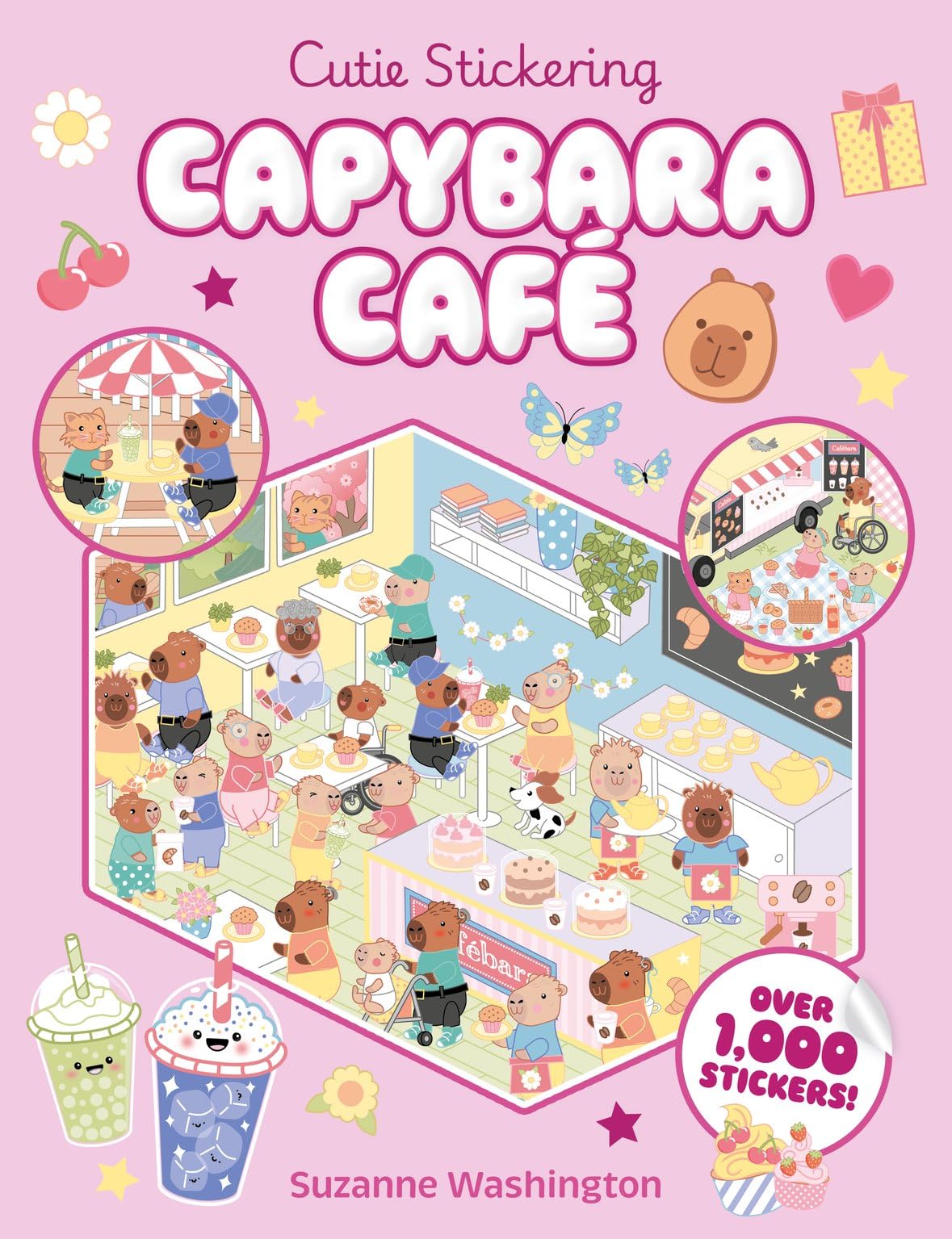 Scholastic Capybara Cafe Cuties: The Ultimate Cosy Sticker Book | Ages 5-12 | Paperback