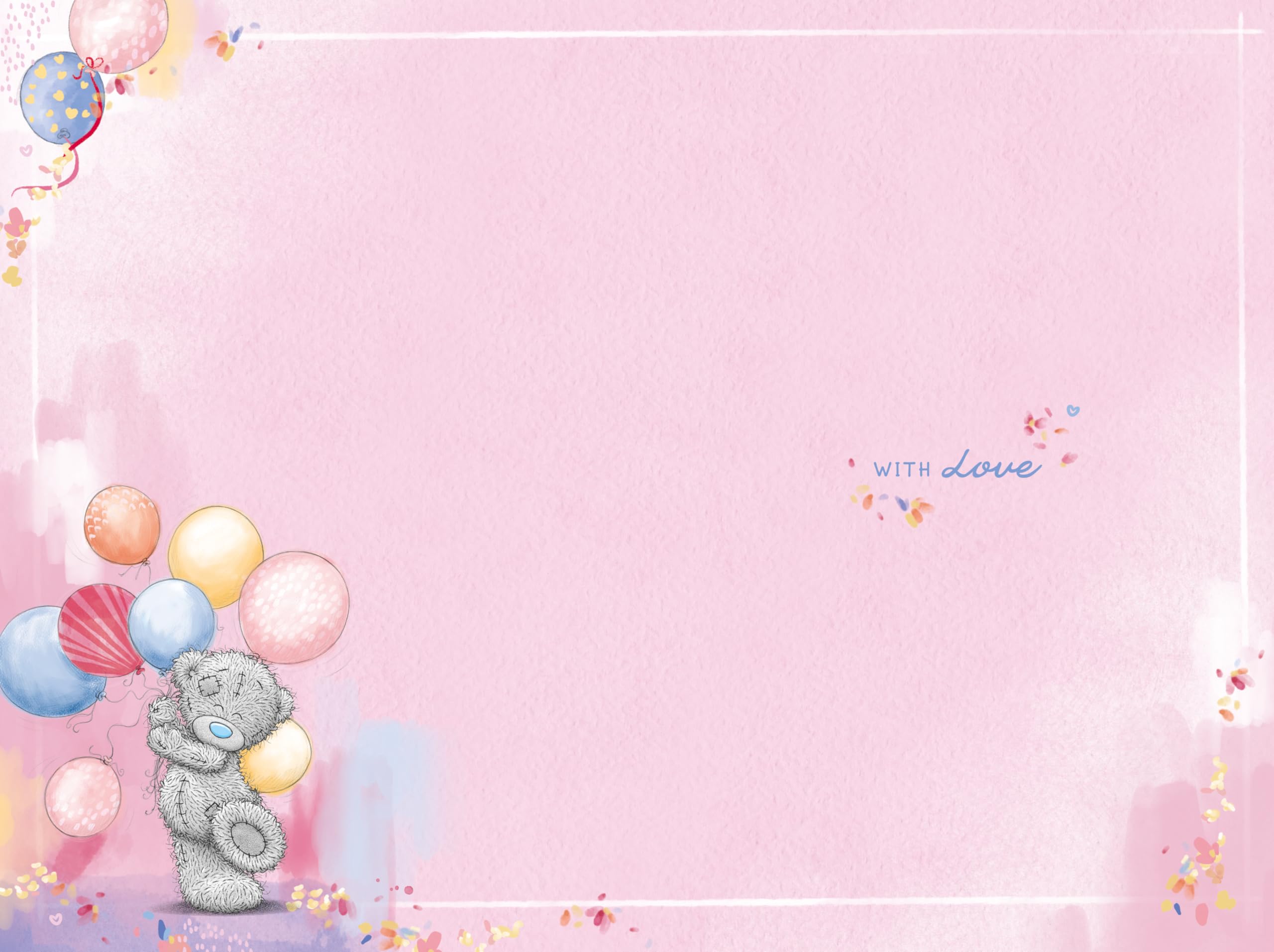 Me To You Bear Tatty Teddy Happy 70th Luxury Gold Embellished Birthday Card | 6 x 9 Inches 2