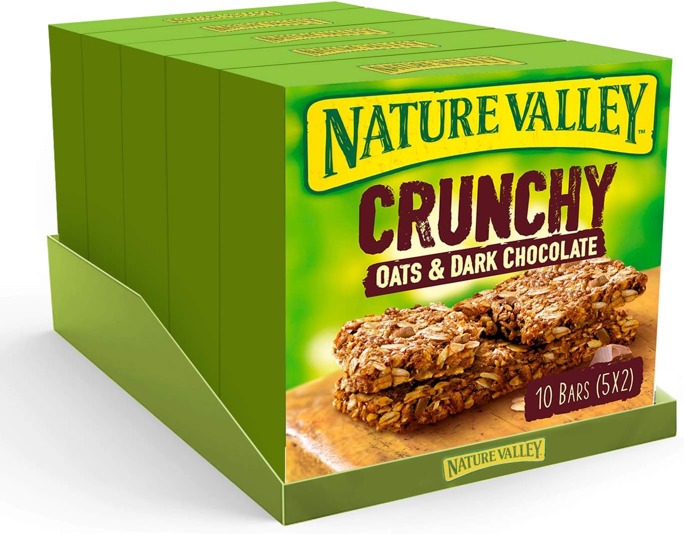 Nature Valley Oat & Chocolate Cereal Bars - 50 Bars (Pack of 5 x 10)