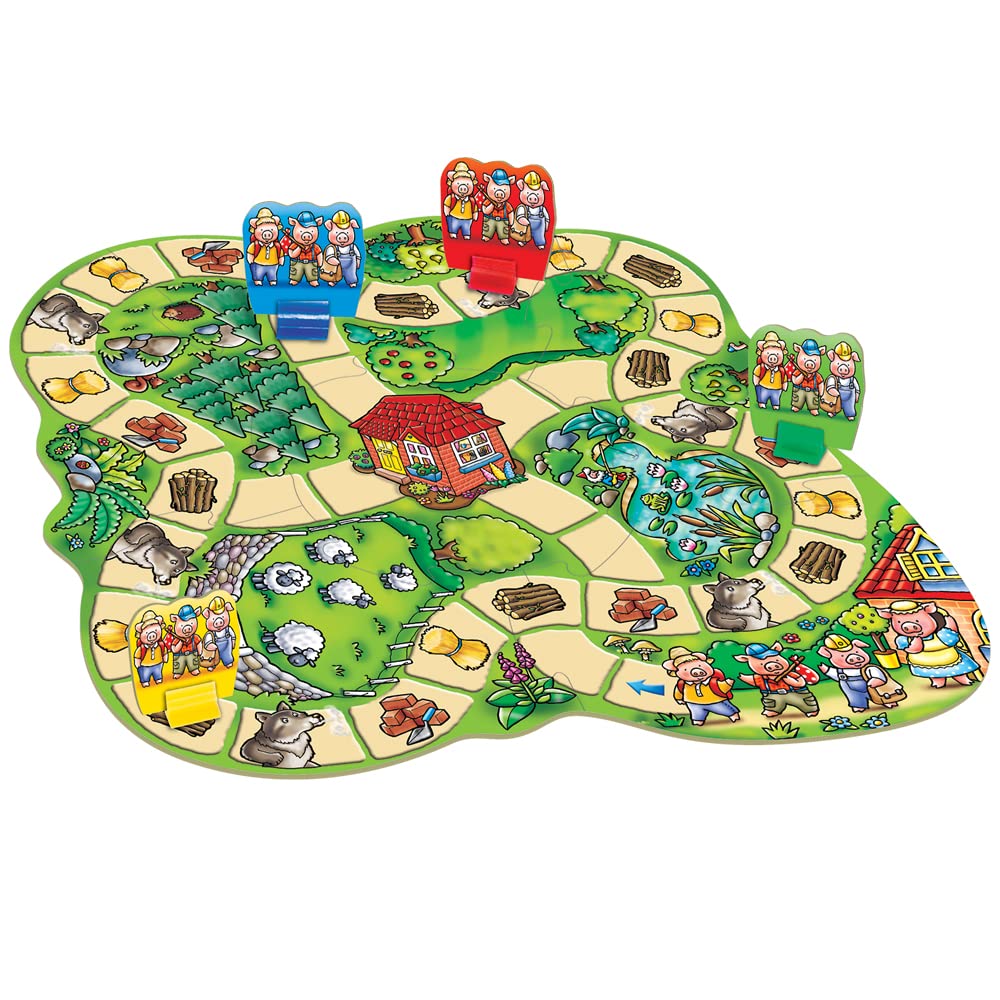 Orchard Toys Three Little Pigs Board Game for Kids Ages 3-6 3