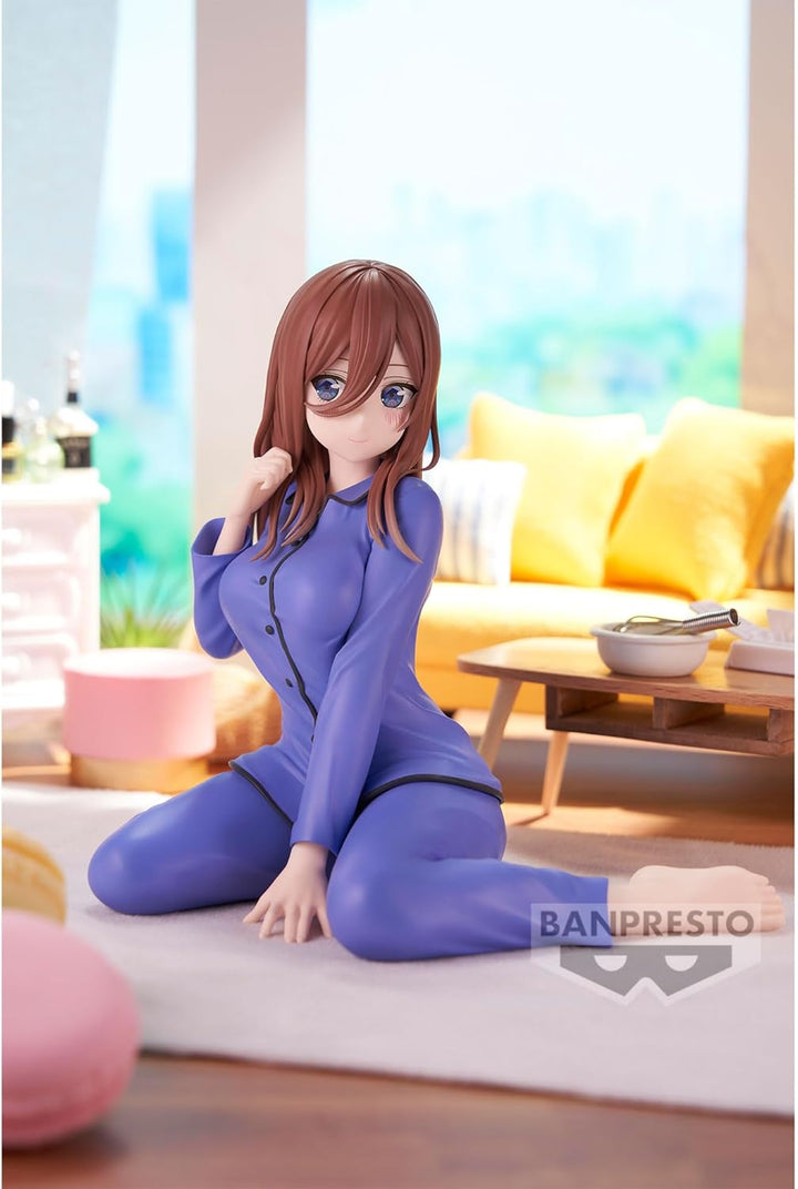 Banpresto The Quintessential Quintuplets - Miku Nakano Action Figure (BP89533P)