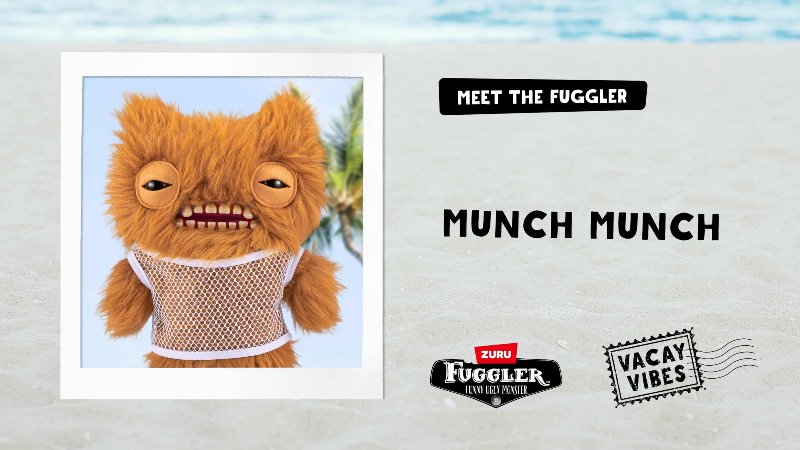 Fuggler Vacay Vibes - Munch Munch Ginger Plush Collectible Toy 2