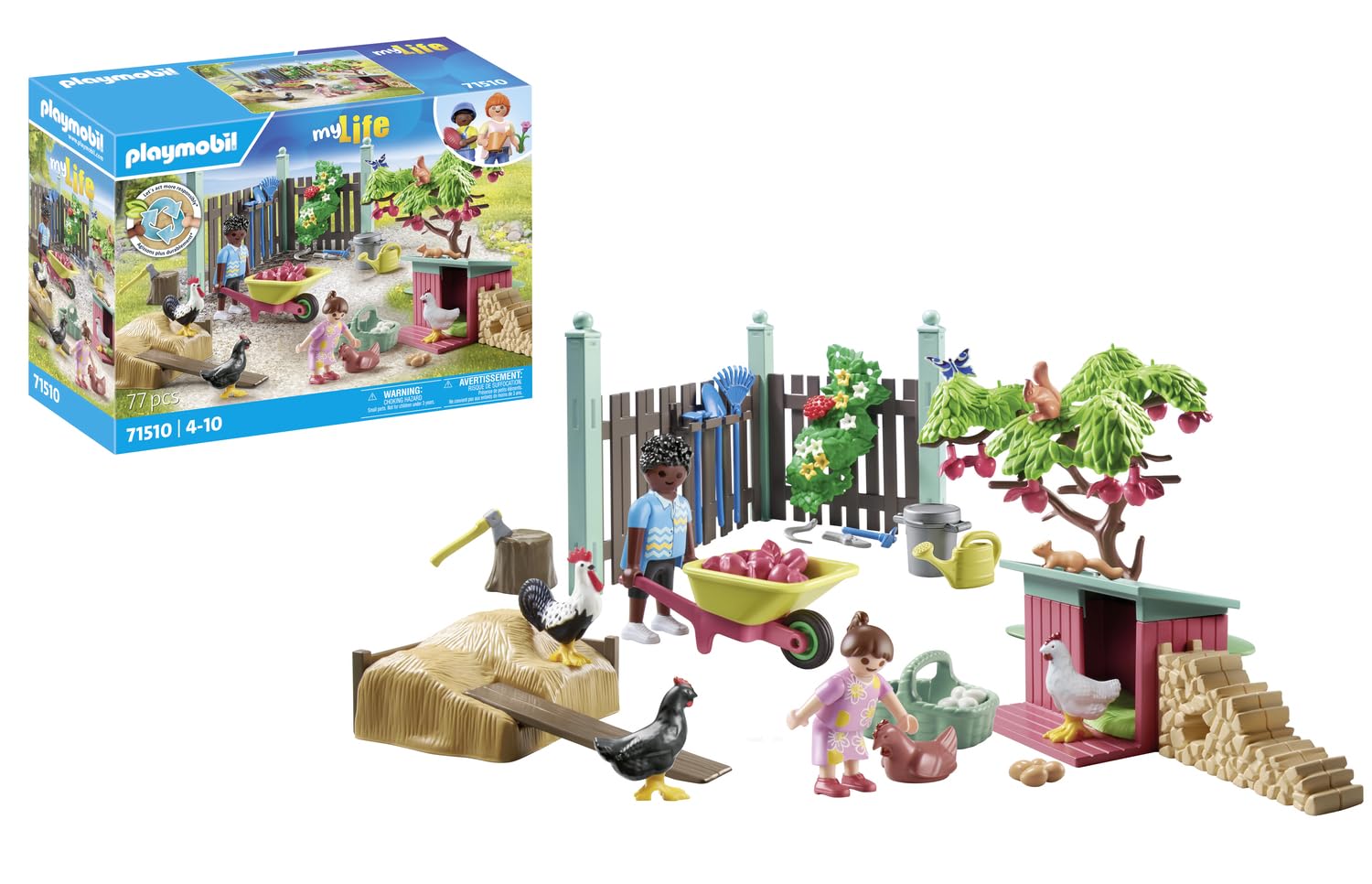Playmobil Little Chicken Farm Playset | Ages 4+ | 77 Pieces