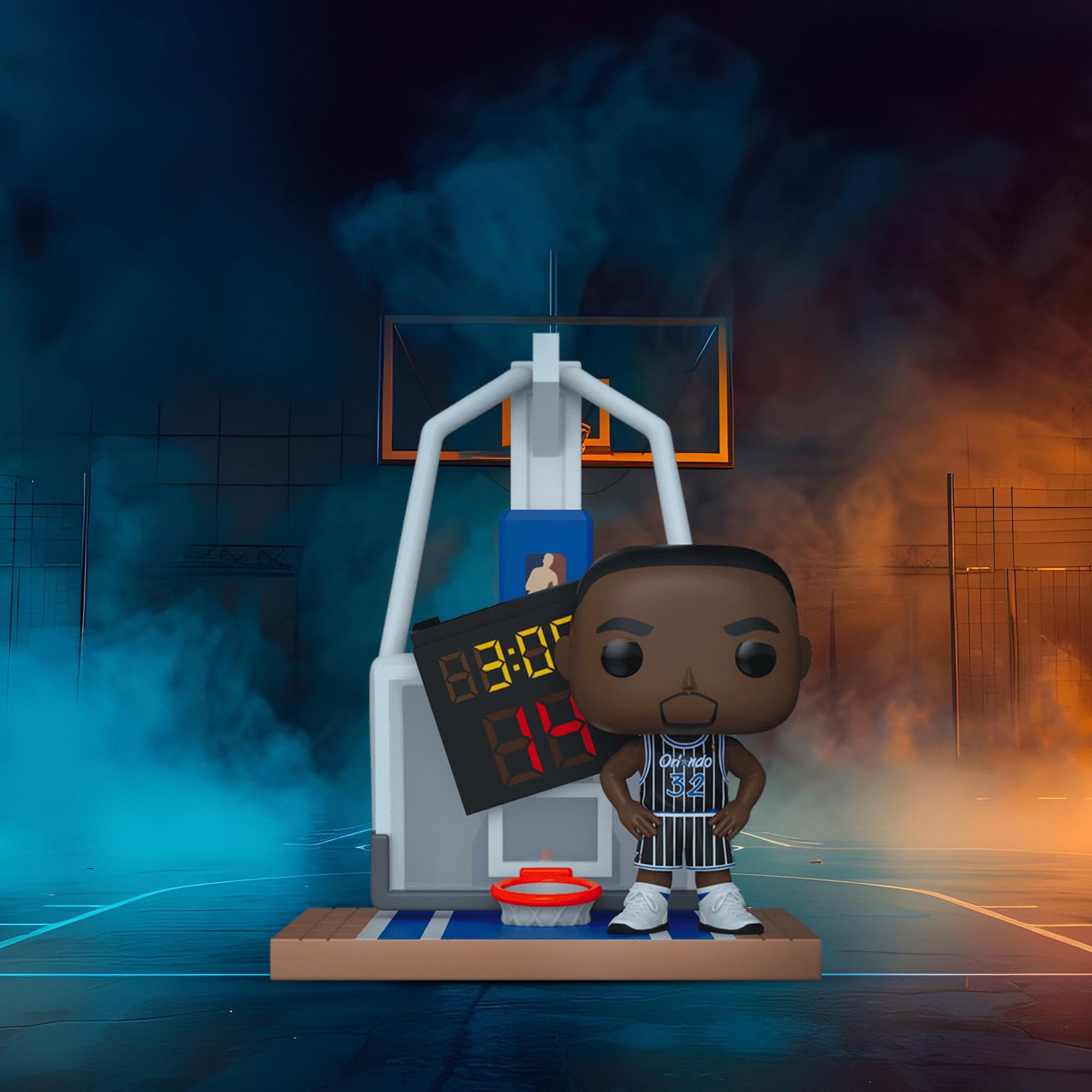 Funko Pop! Deluxe Magic - Shaquille O'Neal - Shaq With Backboard | Vinyl Figure | Multicolor