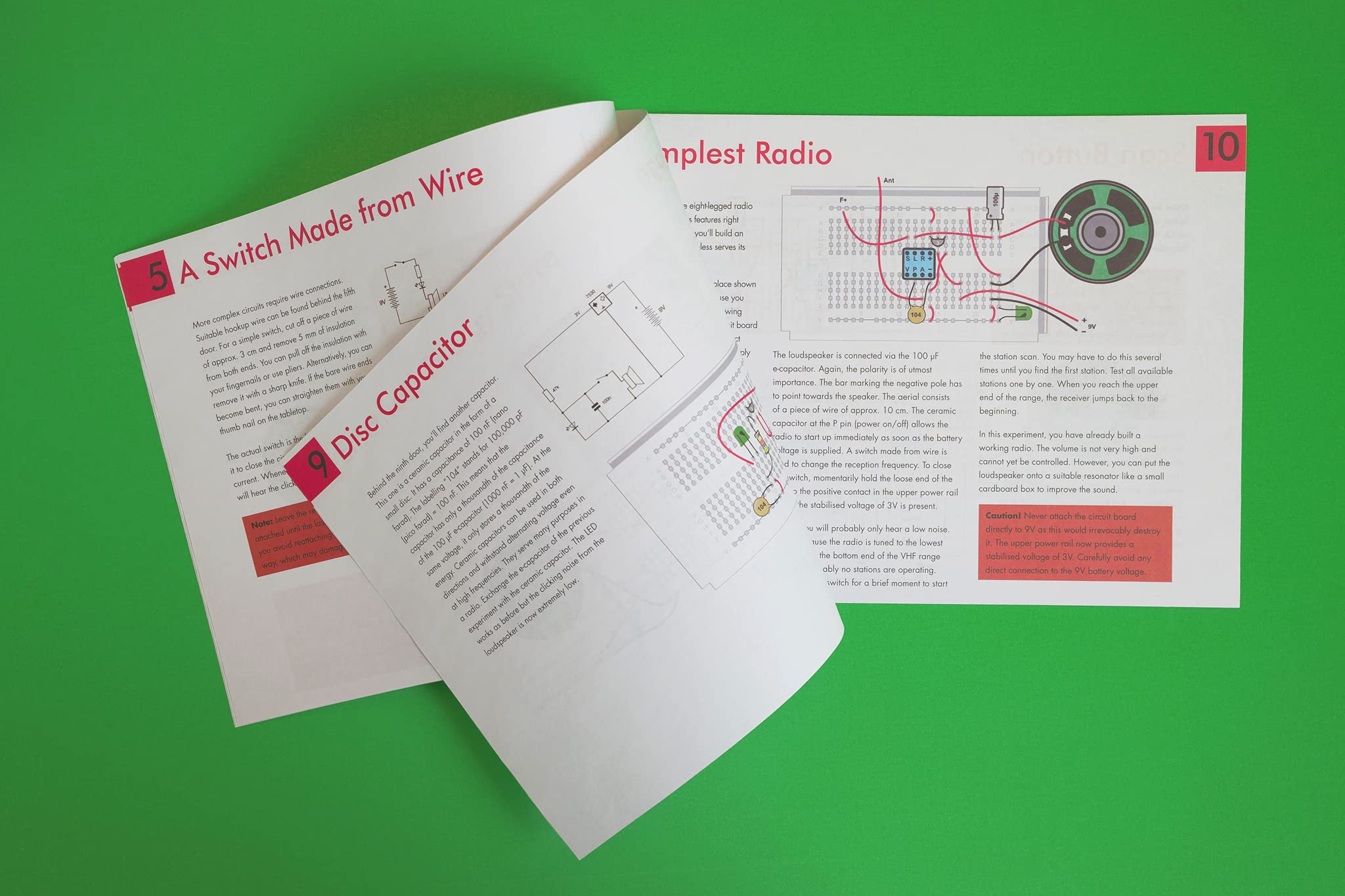 EIGHT Advent Calendar Kit - Build Your Own Retro Radio - 12 Years and Up