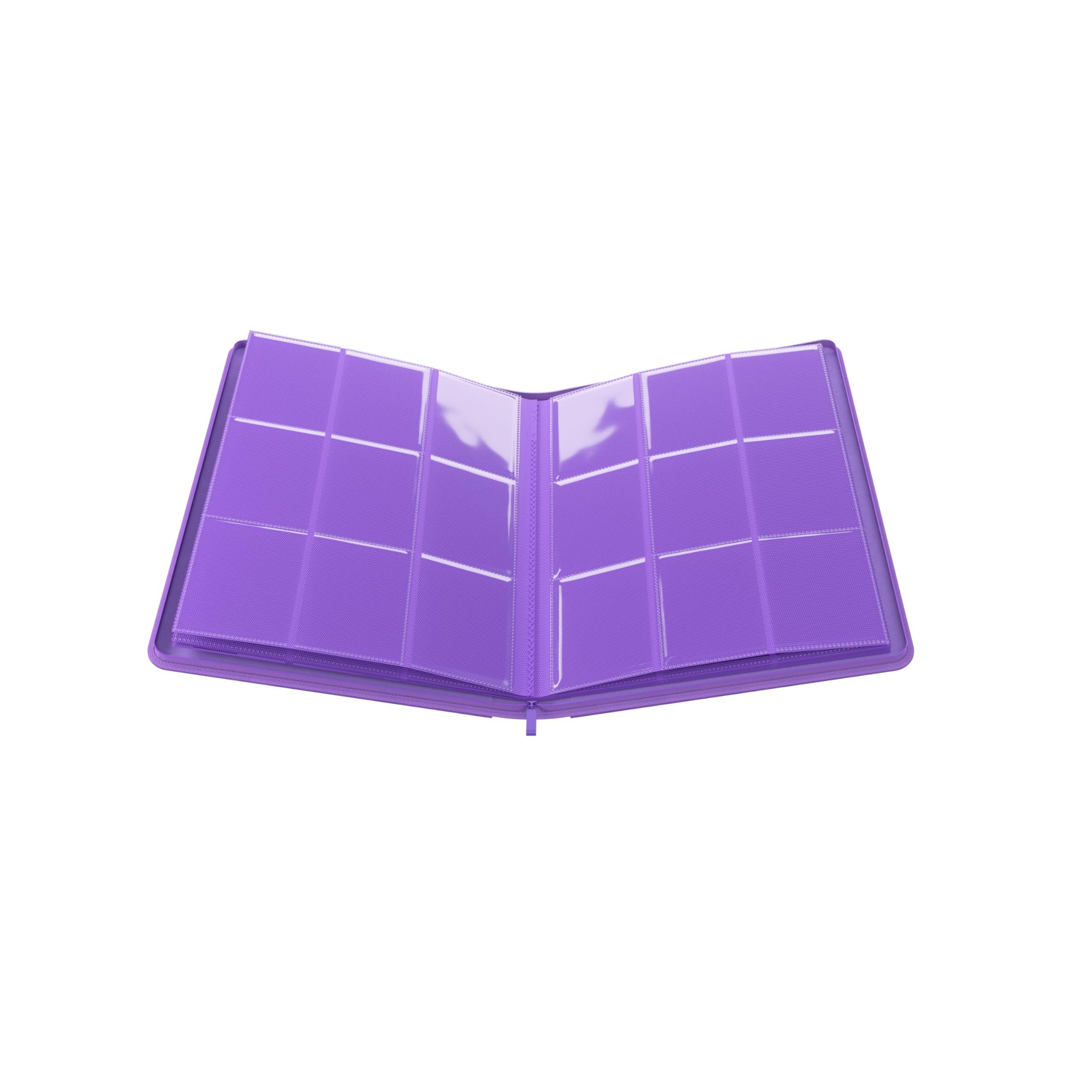 Gamegenic Zip-Up Album 18-Pocket - Purple Trading Card Game Accessory