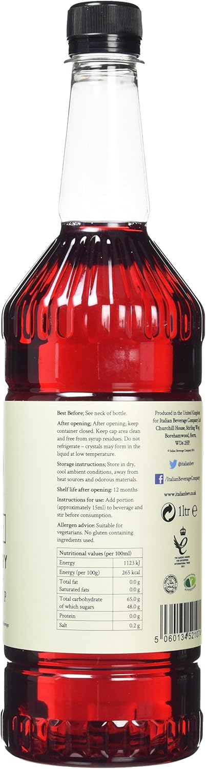 Simply Cherry Syrup 1 Litre 5