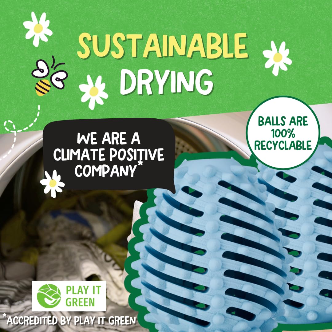 Ecoegg - Dryer Balls Fresh Linen Scented | Reduces Drying Time | Tumble Dryer Eggs 4