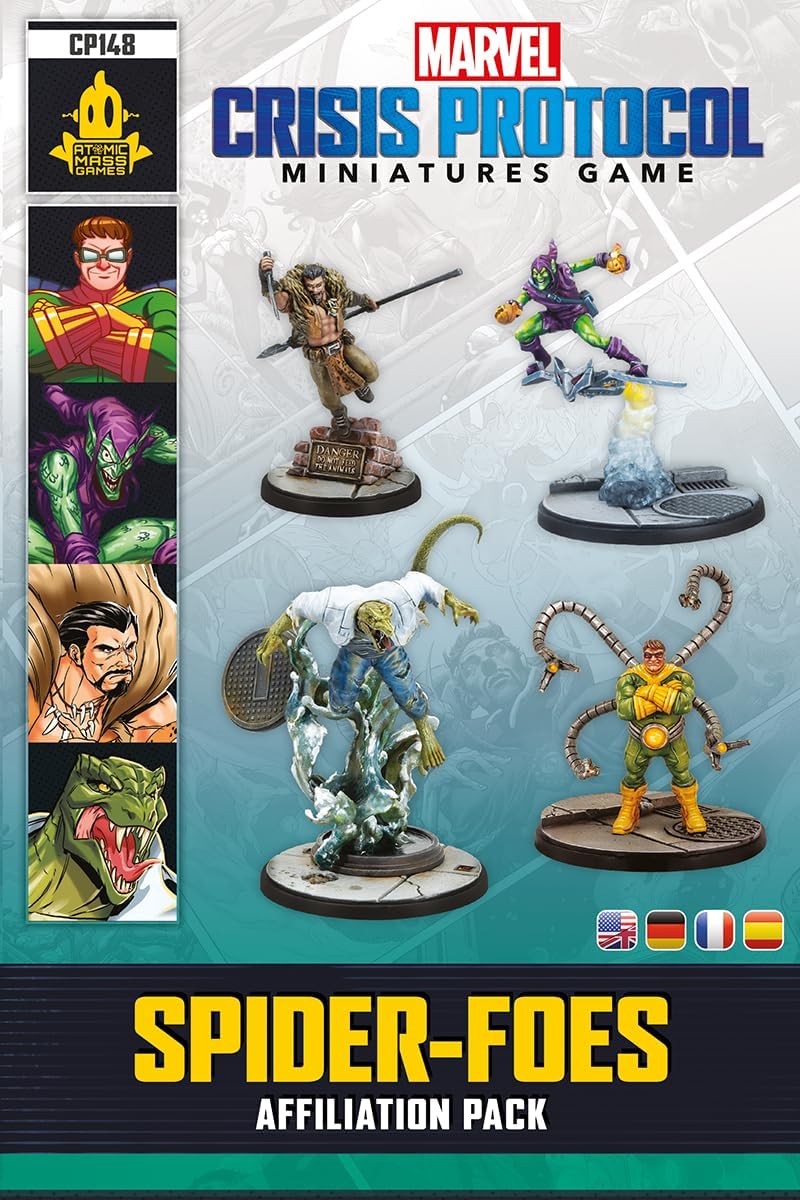 Atomic Mass Games Marvel Crisis Protocol: Spider Foes Affiliation Pack Miniaturenspiel (CP148)