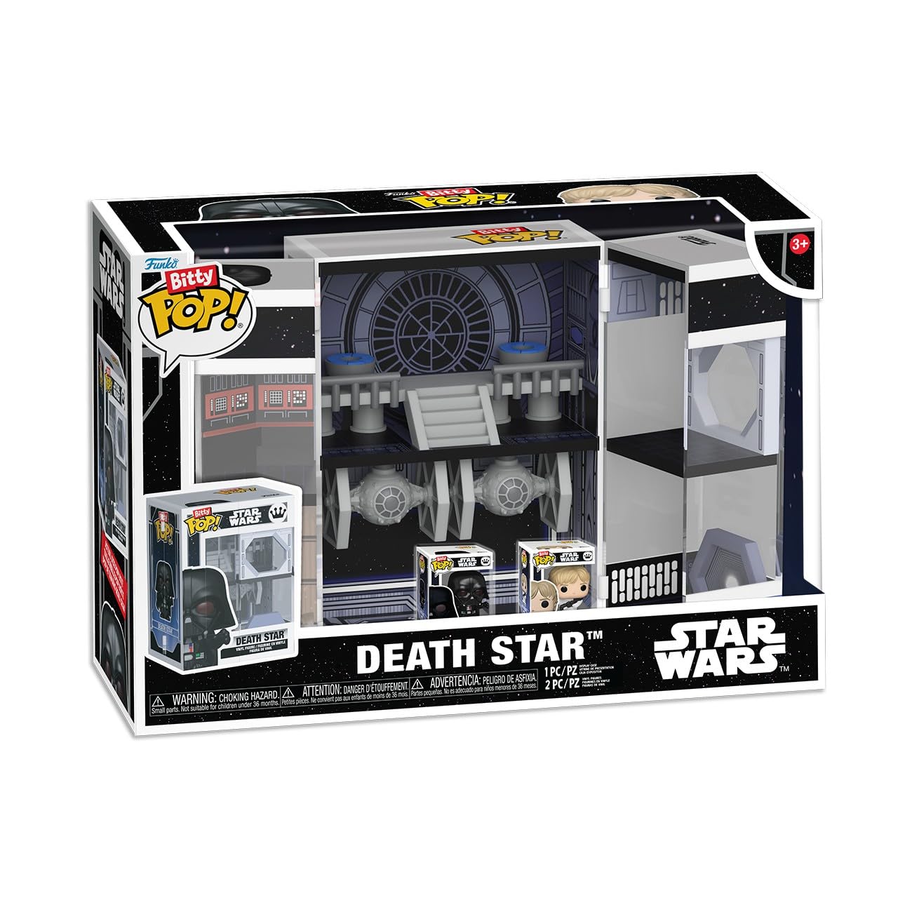 Funko Bitty POP! Boxes: Star Wars - Death Star with Darth Vader and Luke Sk