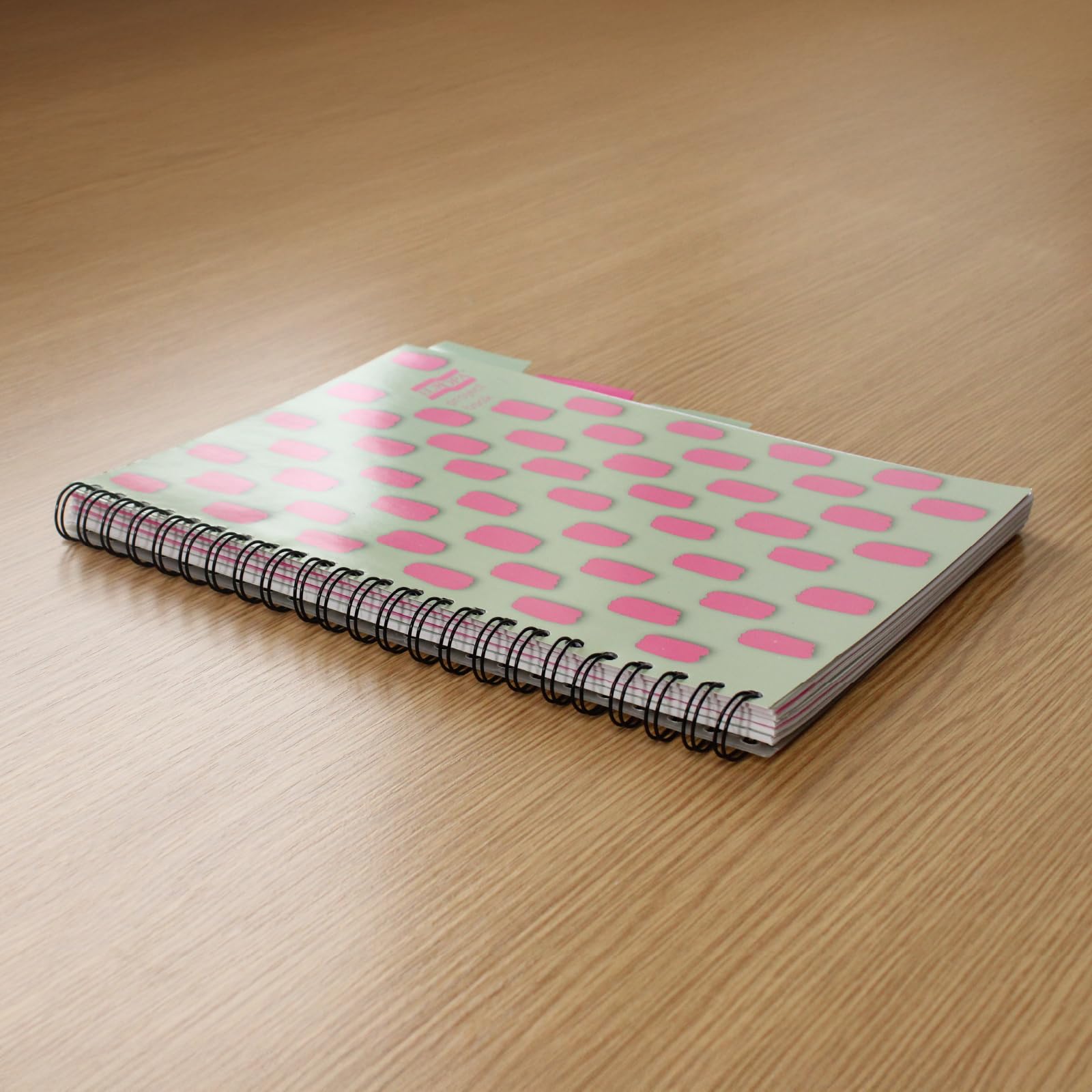 Exacompta Europa Splash Project Book - A5, 80gsm Lined Paper, Pink, 100 Sheets with 3 Movable Dividers 3