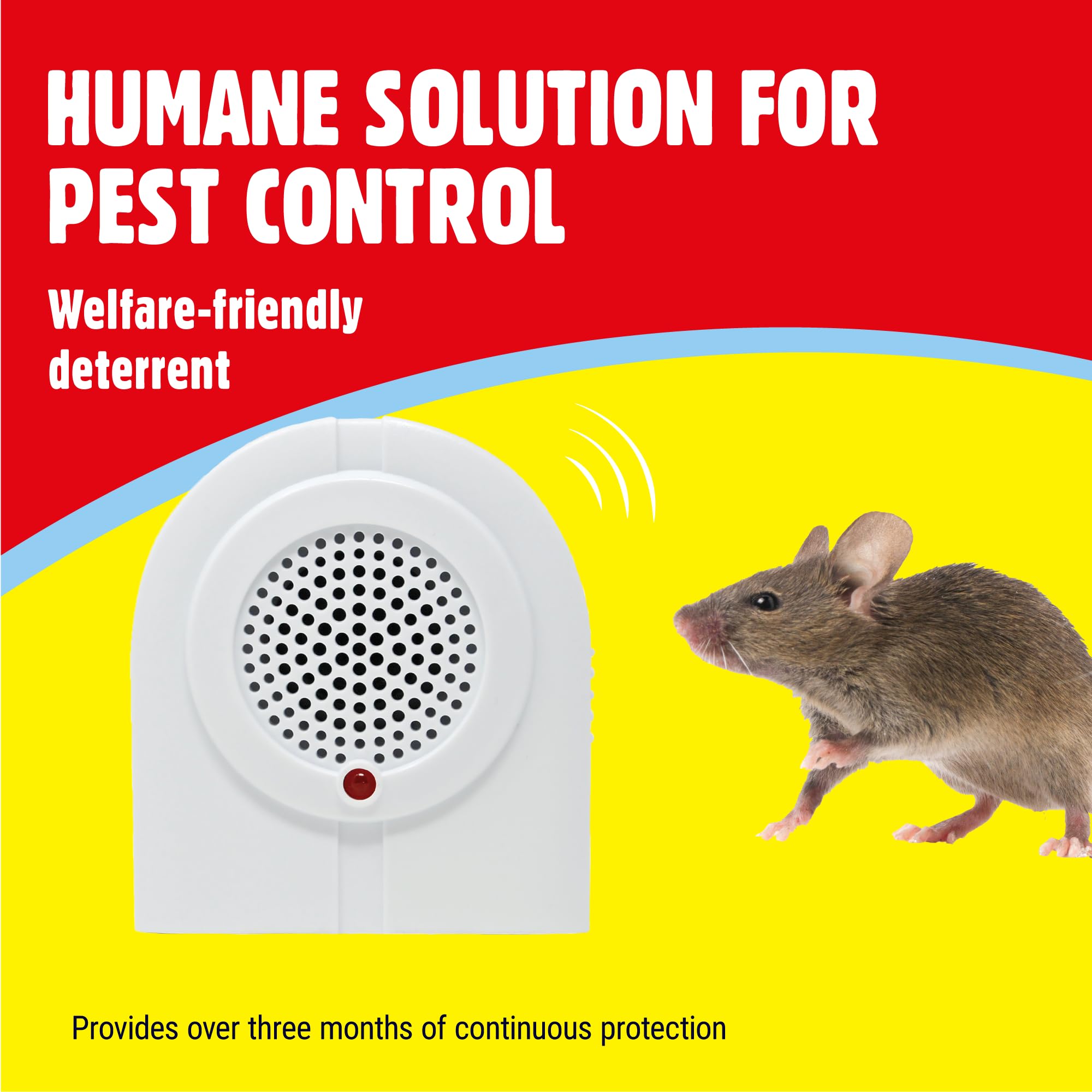 The Big Cheese Mouse Out Battery Powered Mouse Repellent - Portable Ultrasonic Protection | 2 Pack 4