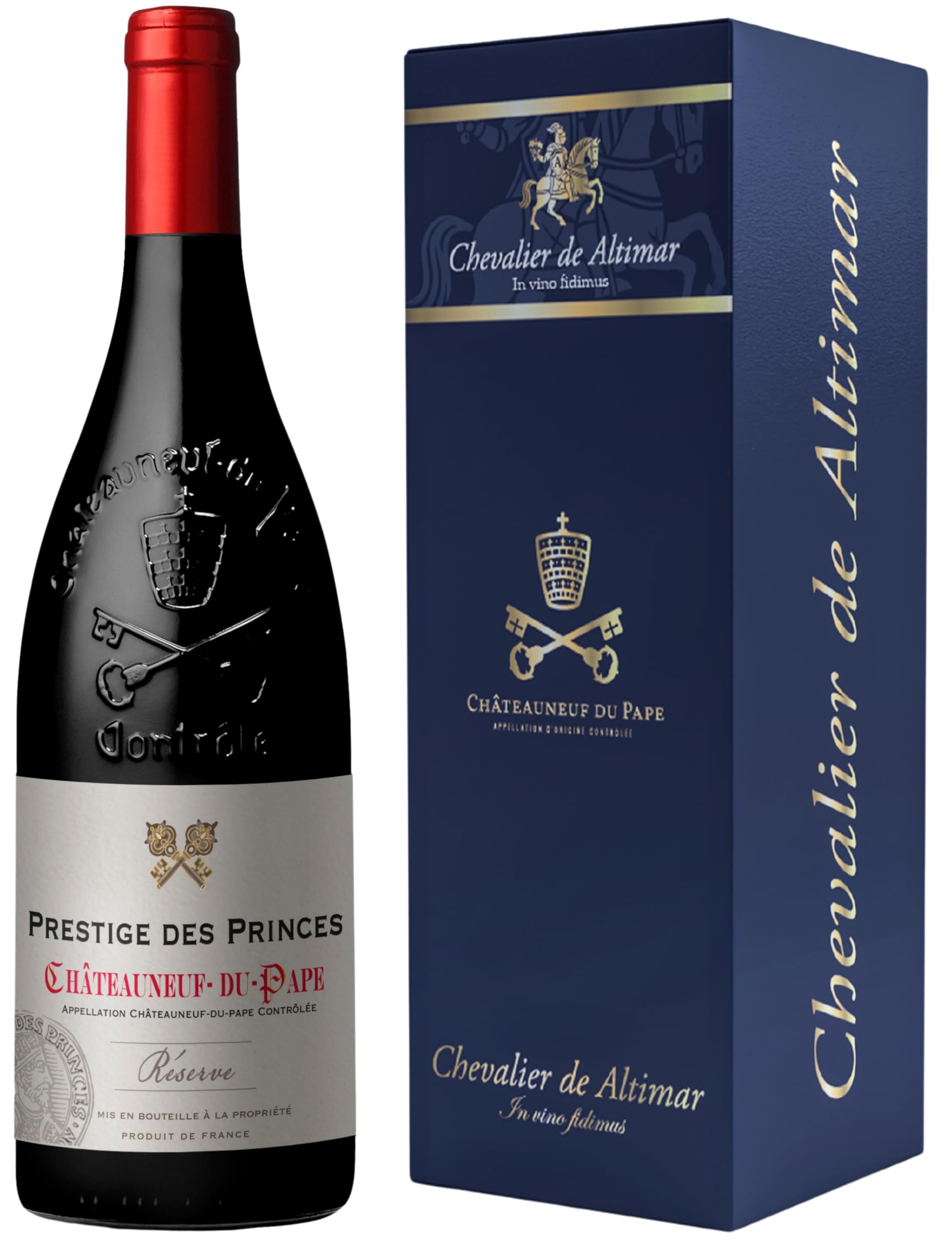 Chevalier de Altimar Prestige de Princes Chateauneuf du Pape 2023 Vintage Red Wine - 75cl with Gift Box