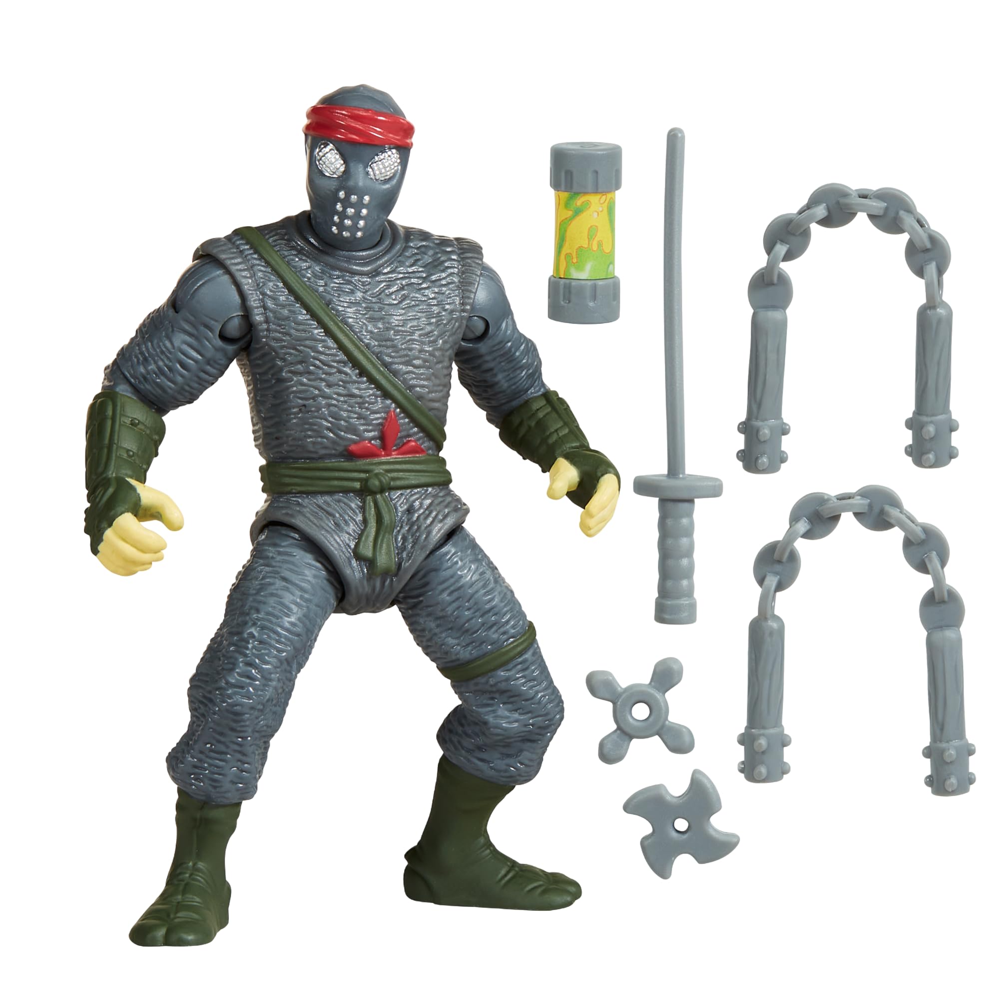 Teenage Mutant Ninja Turtles Foot Soldier Action Figure - 4-Inch Scale | Classic Movie Edition