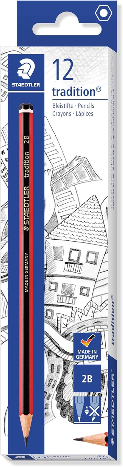 Staedtler 110-2B Tradition Pencil 2B - Box of 12