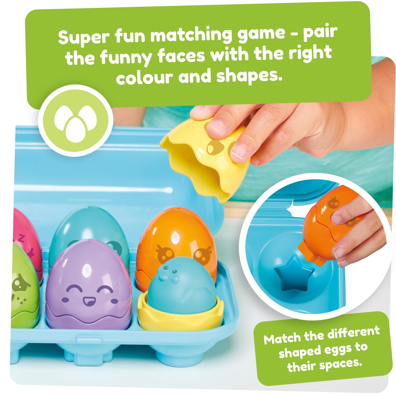 Toomies Hide & Squeak Bright Chicks - Shape Sorter & Color Matching Toy | Ages 6-36 Months