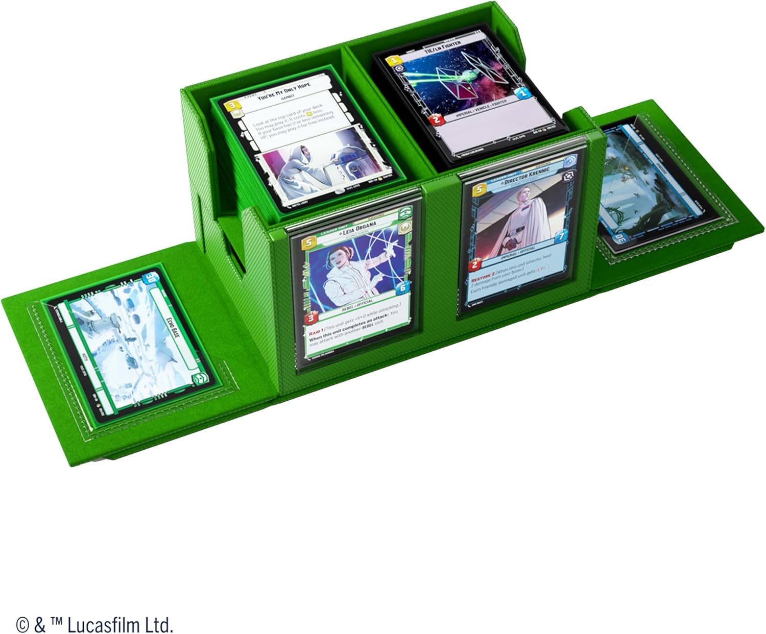 Gamegenic Star Wars Unlimited Double Deck Pod - Green 3