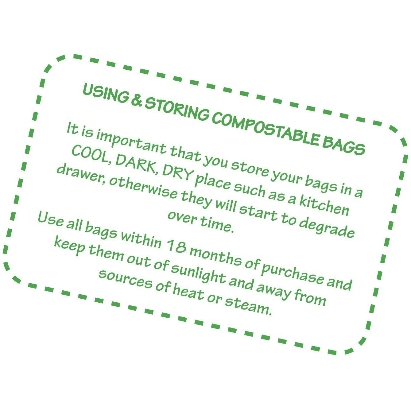 All-Green 30 Litre Compostable Bags - 40 Pack for Kerbside Caddy Food Waste Recycling 4