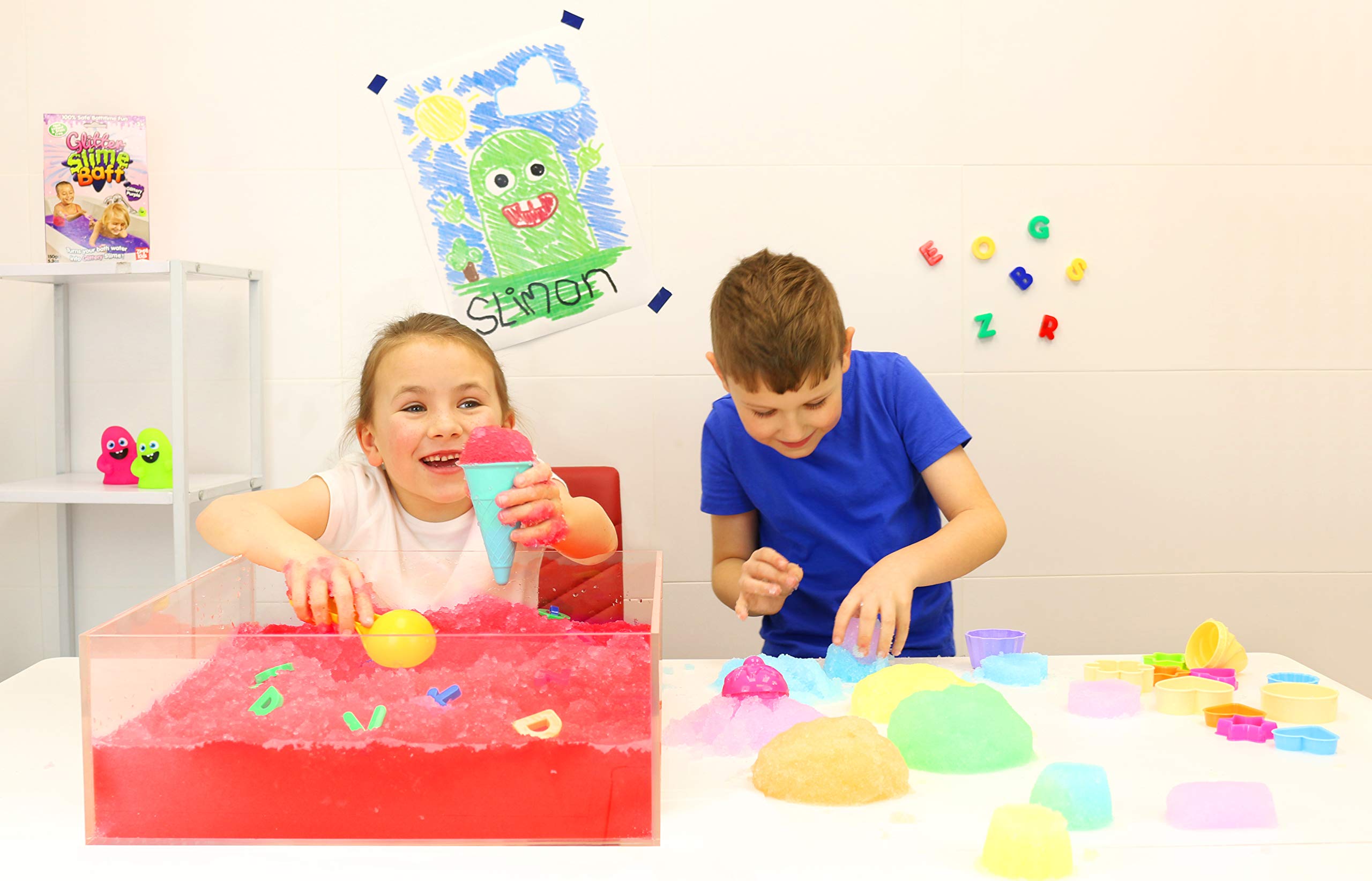 Zimpli Kids Gelli Play Red - Magically Turns Water into Thick, Colourful Goo 10