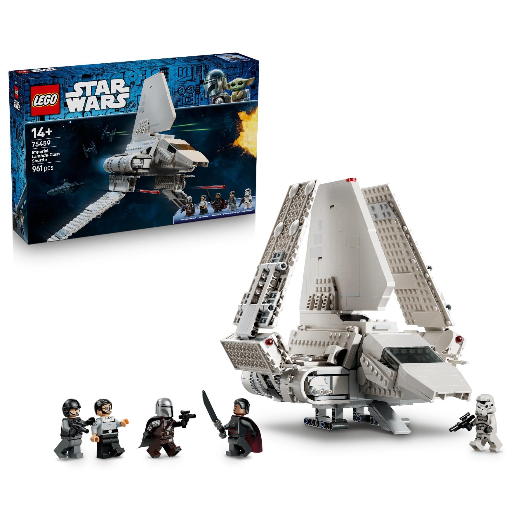 LEGO Star Wars Imperial Lambda-Class Shuttle 75459 Building Set - Includes 5 Minifigures, Ages 14+