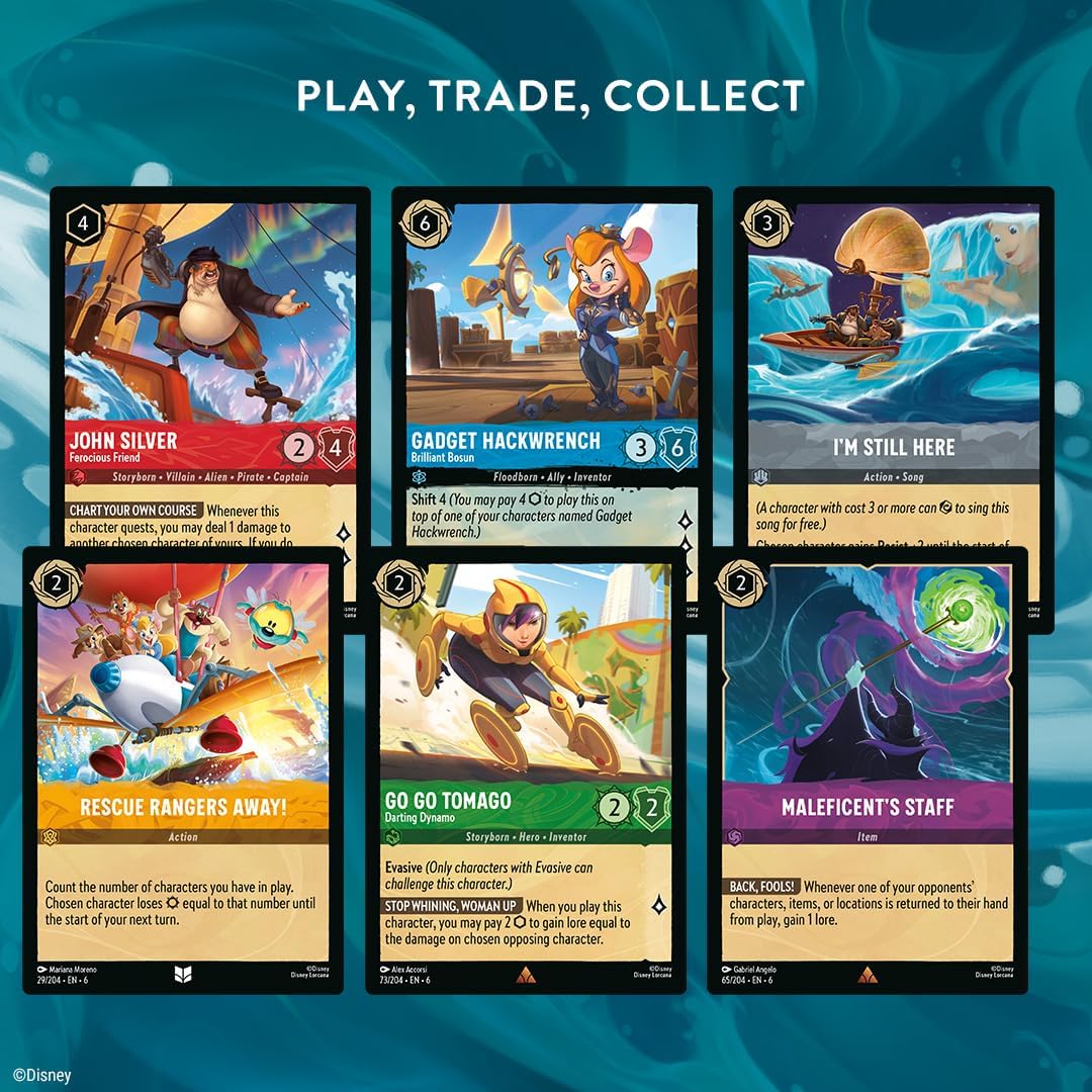 Ravensburger Disney Lorcana Azure Sea Stitch Collector Gift Set Trading Cards 3