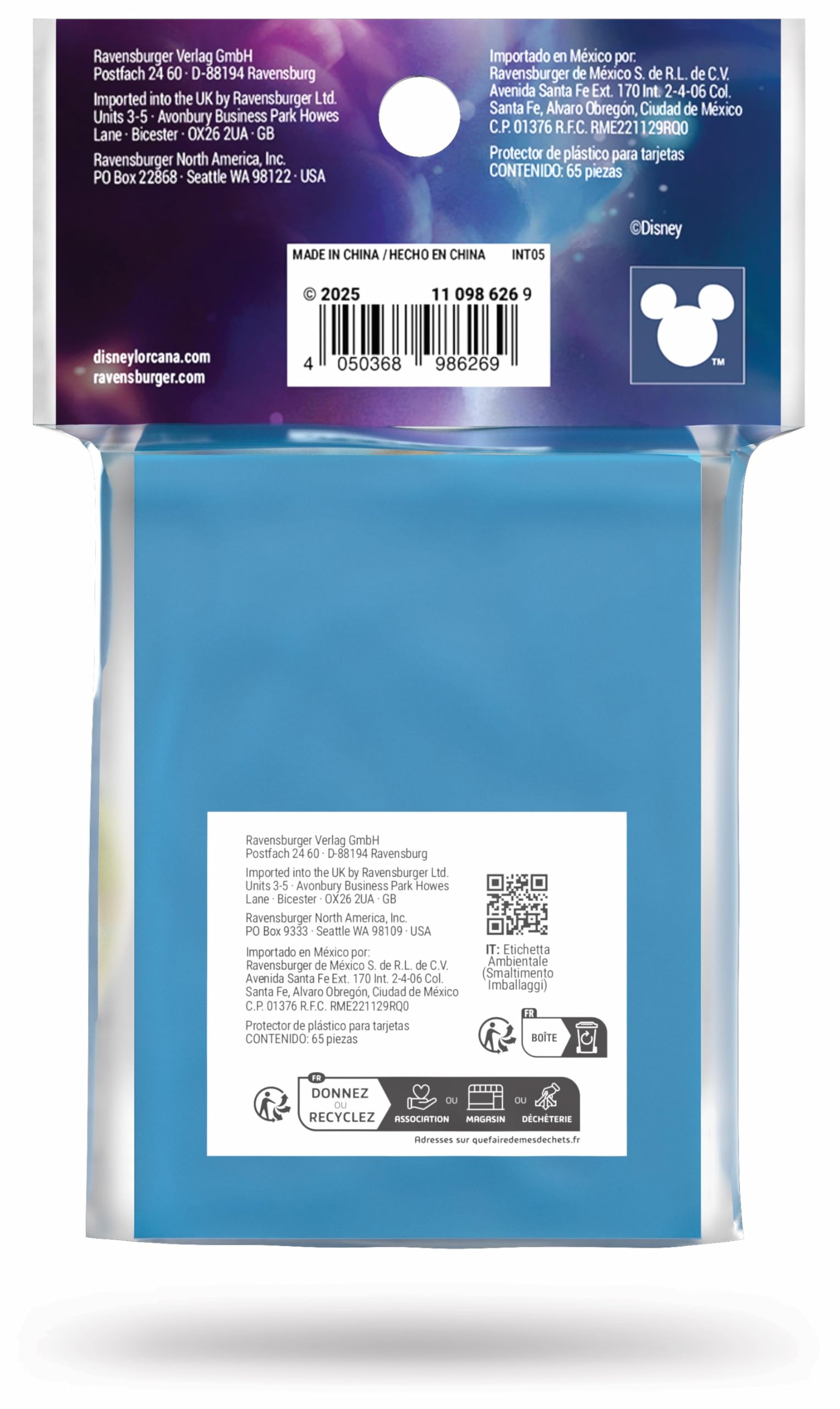 Ravensburger Disney Lorcana Trading Card Game - 65 Mulan Card Sleeves 4