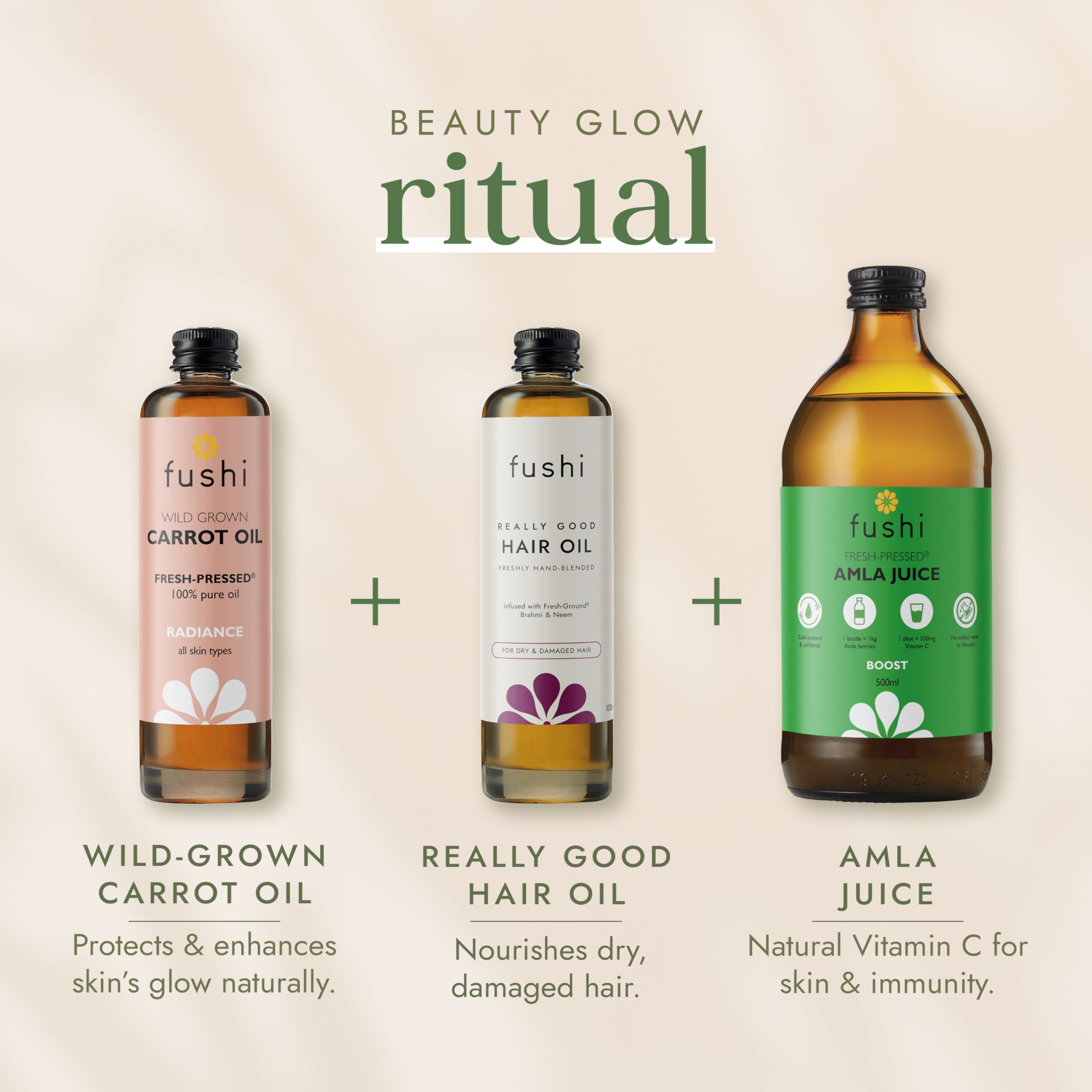 Fushi Amla Juice 500ml | Cold-Pressed Indian Gooseberry Juice | 100% Raw & Unfiltered