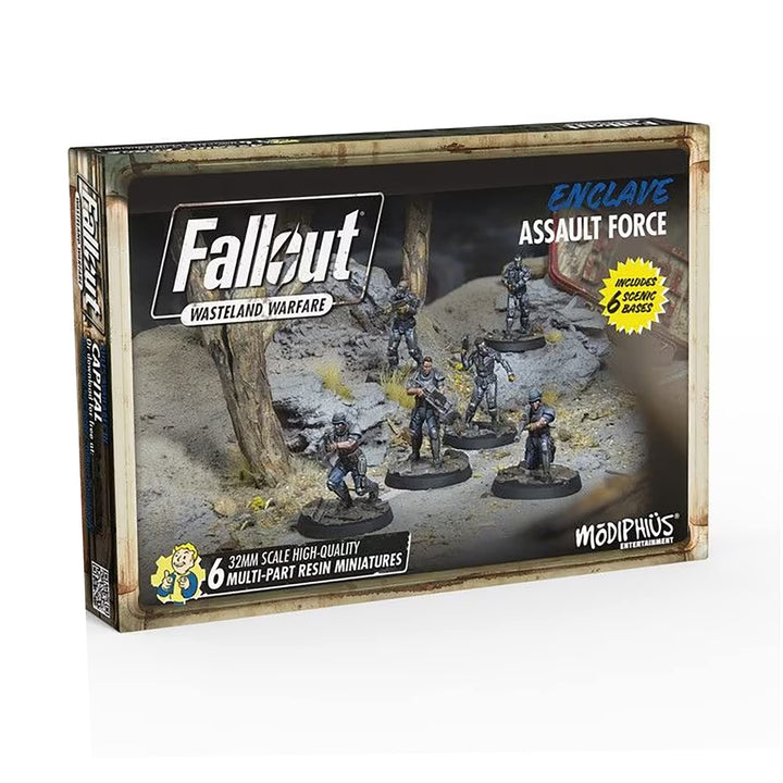 Modiphius Fallout: Wasteland Warfare Enclave Assault Force Miniatures Set (MUH0190807)