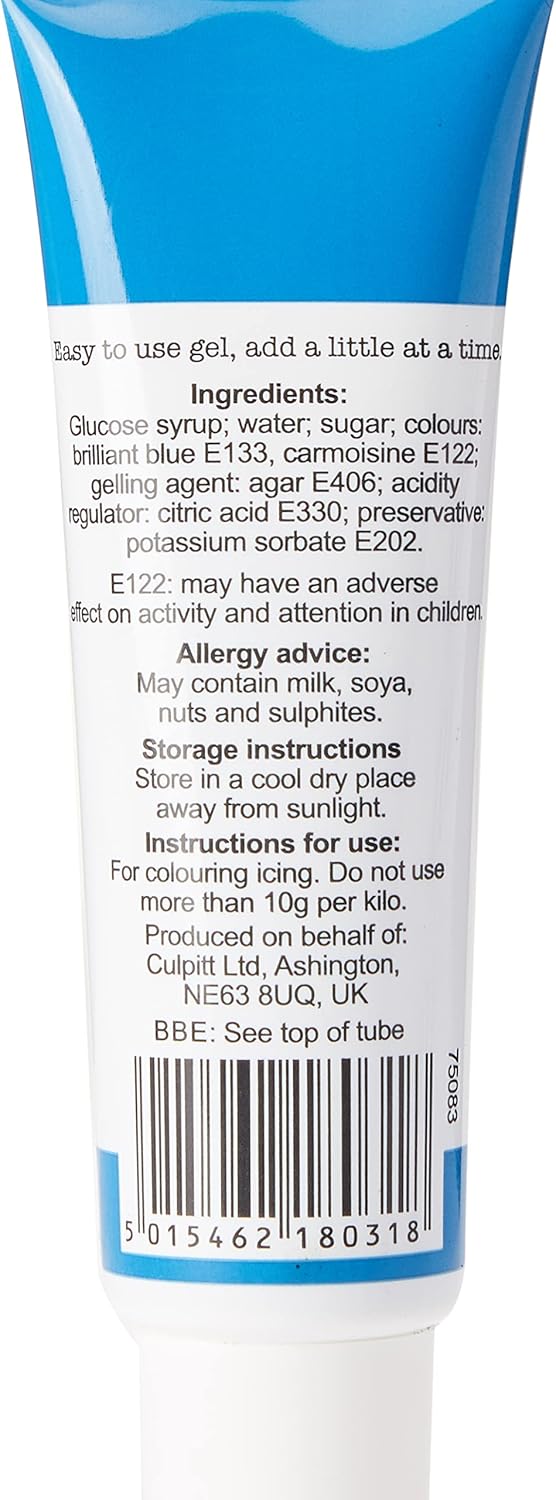 Colour Splash - Food Colouring Gel Tube, Edible, Highly Concentrated 5