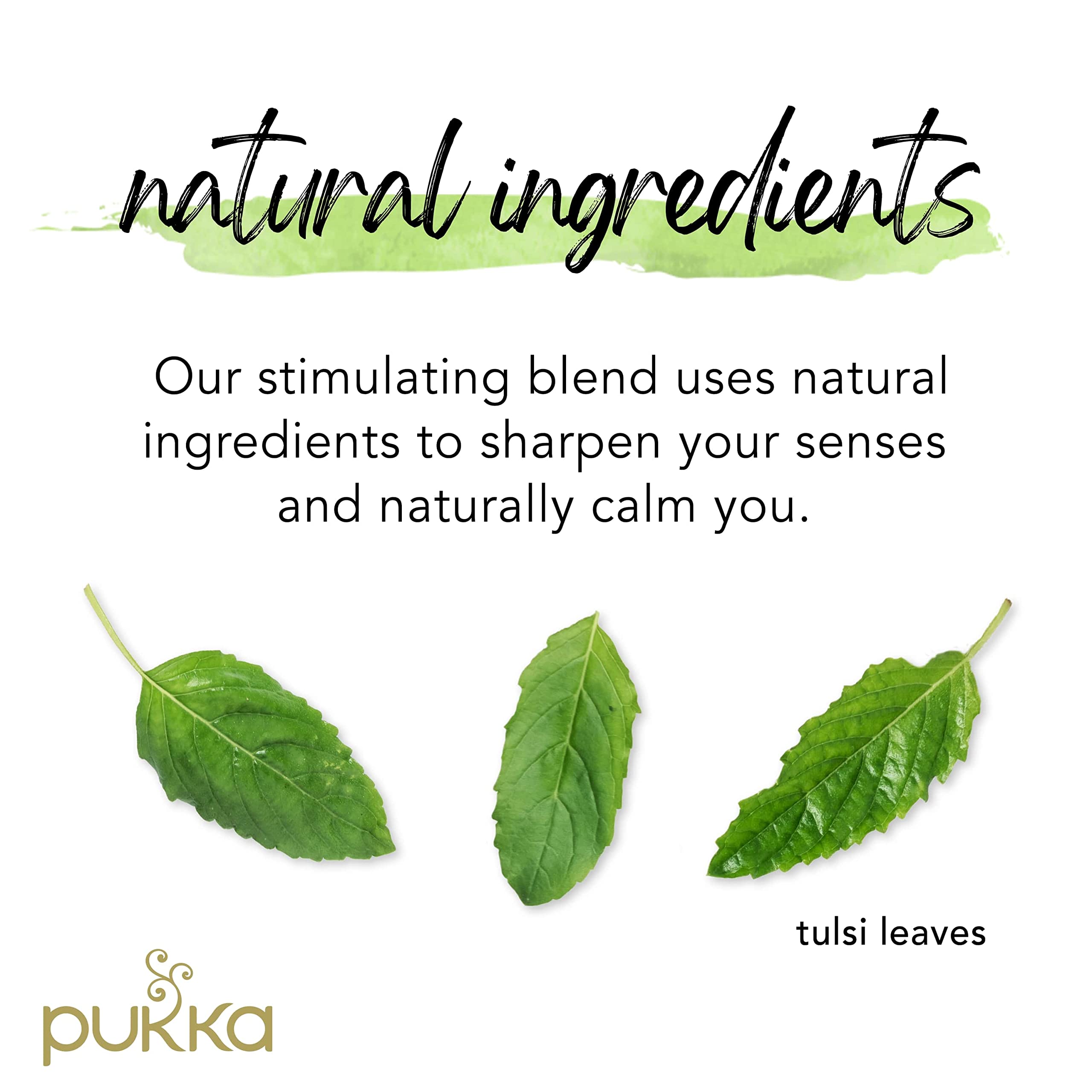 Pukka Herbs Tulsi Clarity Organic Herbal Tea - Mental Clarity, Caffeine-Free | 80 Count 2