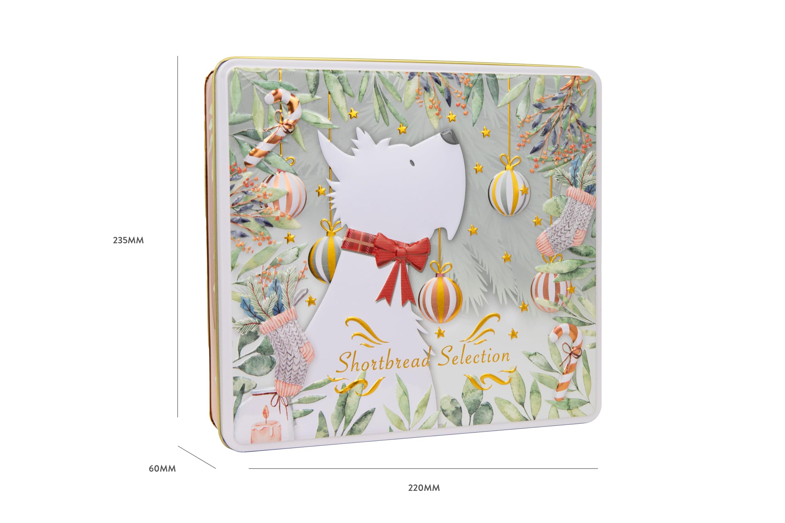 The Silver Crane Co. - Scottie Dog Biscuits Tin Traditional Scottish Shortbread Gift Set 2