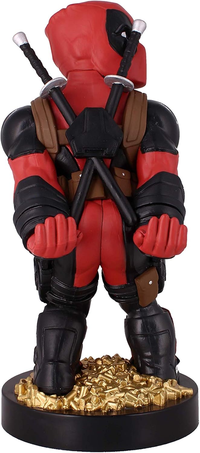 Marvel Deadpool Rear View Cable Guy - Controller & Phone Holder with Charging Cable 5