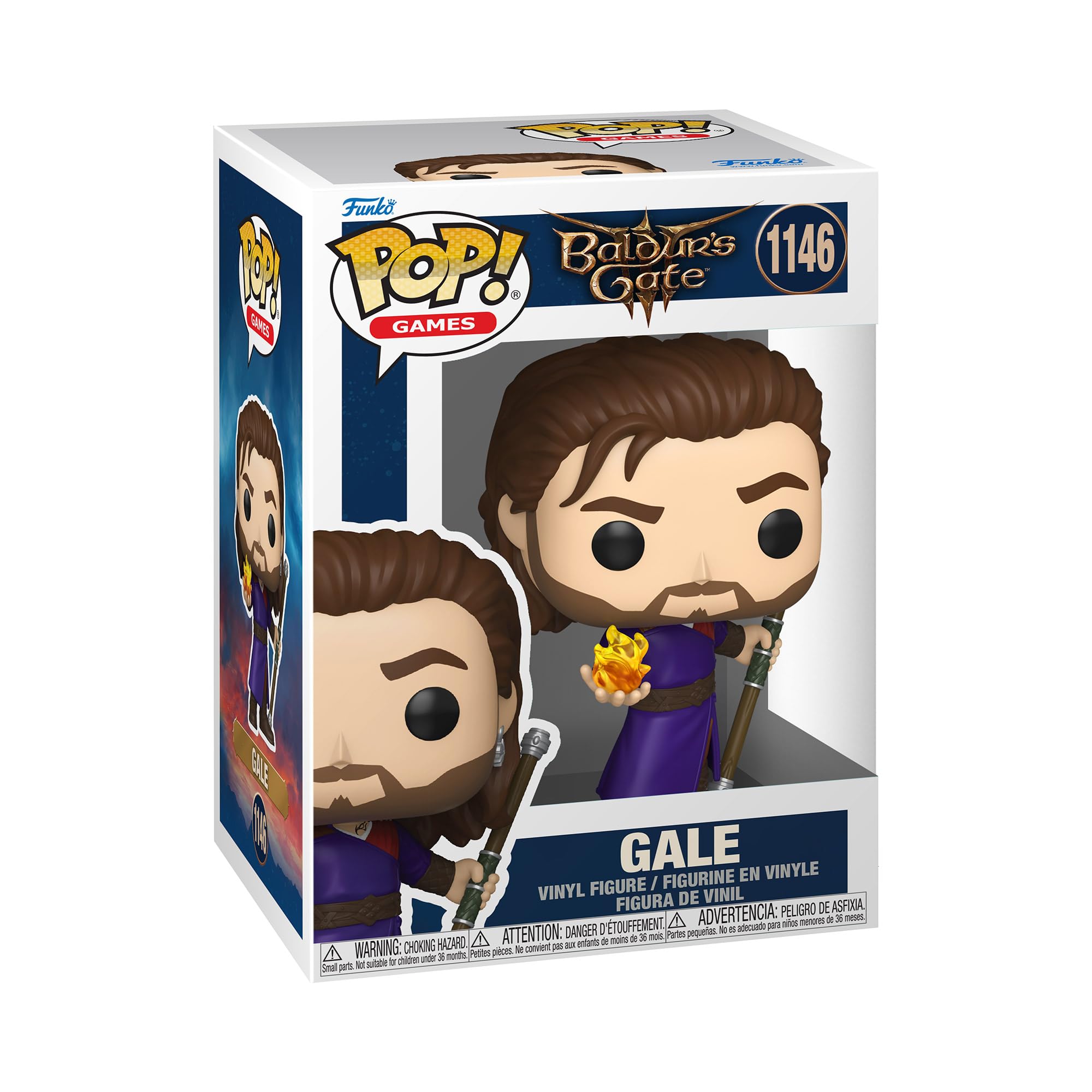 Funko Pop! Games: Baldur's Gate 3 - Gale Collectible Vinyl Figure | 1/6 Odds for Rare Chase Variant