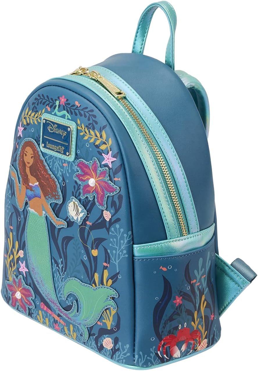 Loungefly Disney Little Mermaid Ariel Live Action Mini Backpack 3