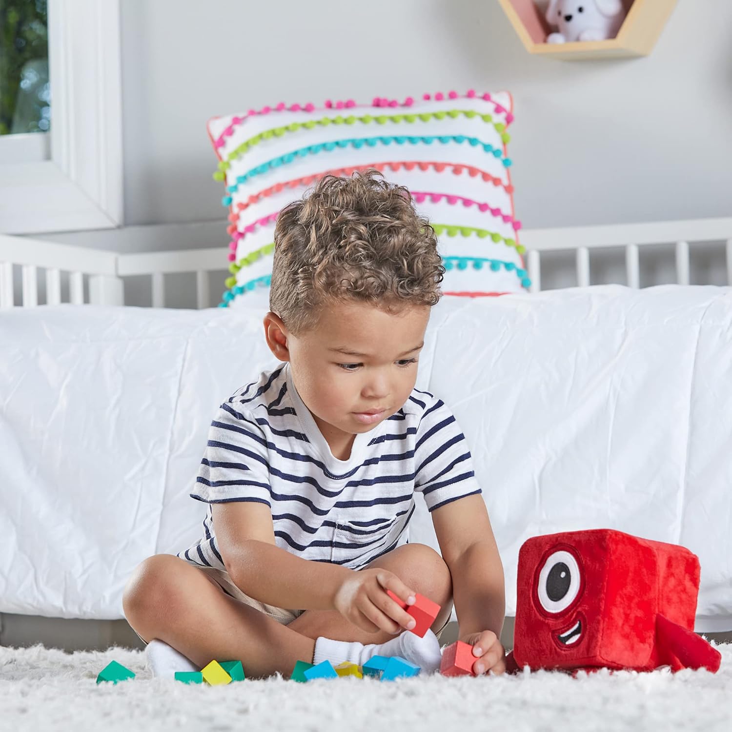 Numberblocks One Plush Toy - Soft Tactile Stuffed Animal for Toddlers 18 Months+ 4