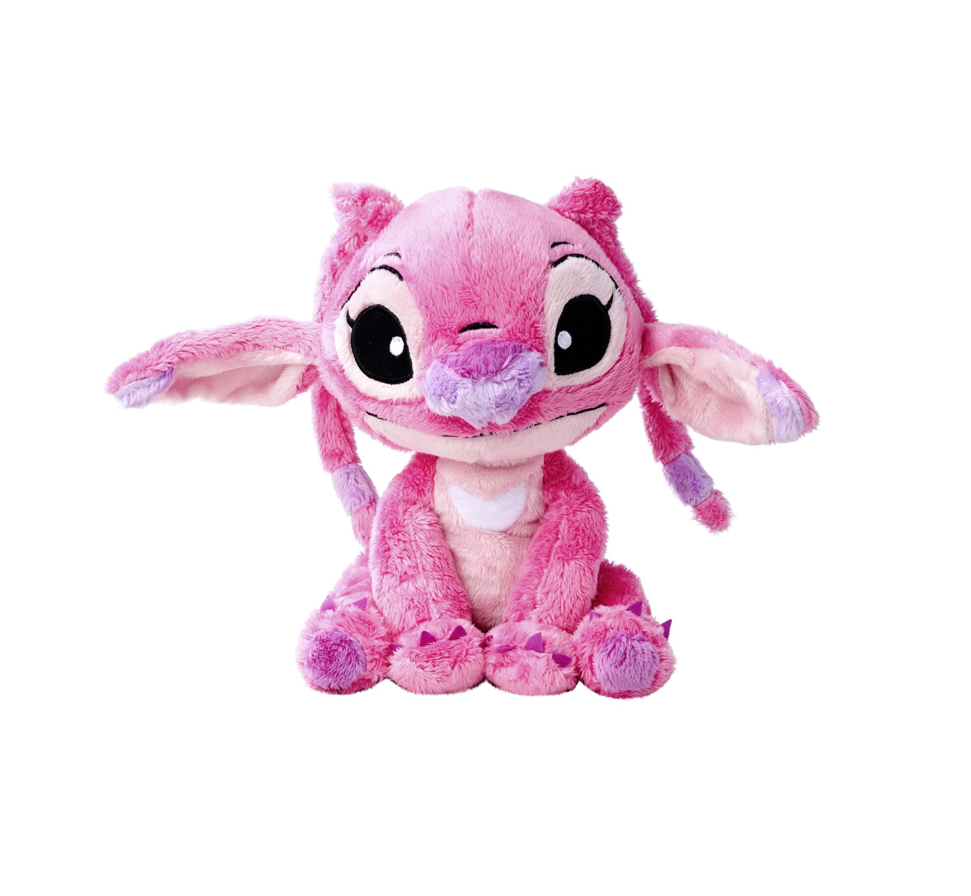 Simba Disney Lilo And Stitch Angel Soft Toy - 25cm Pink Polyester Plushie