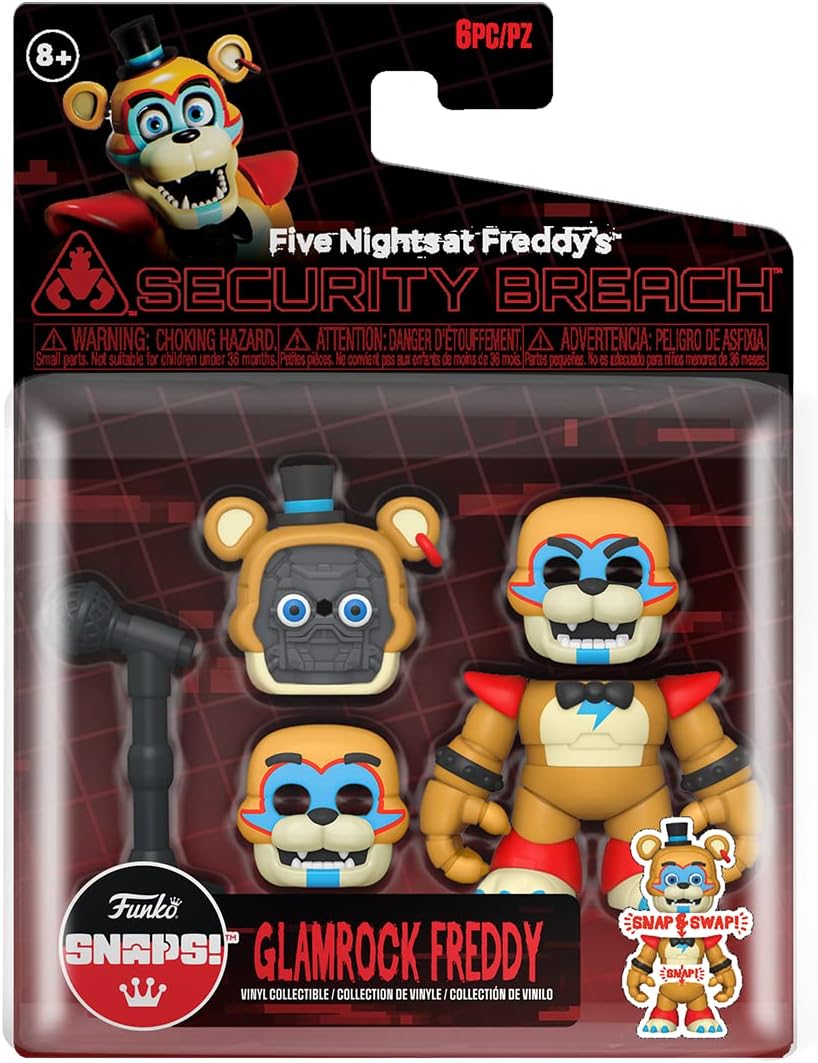 Funko SNAPS! Five Nights at Freddy's - Glamrock Freddy Fazbear Vinyl Figure 3