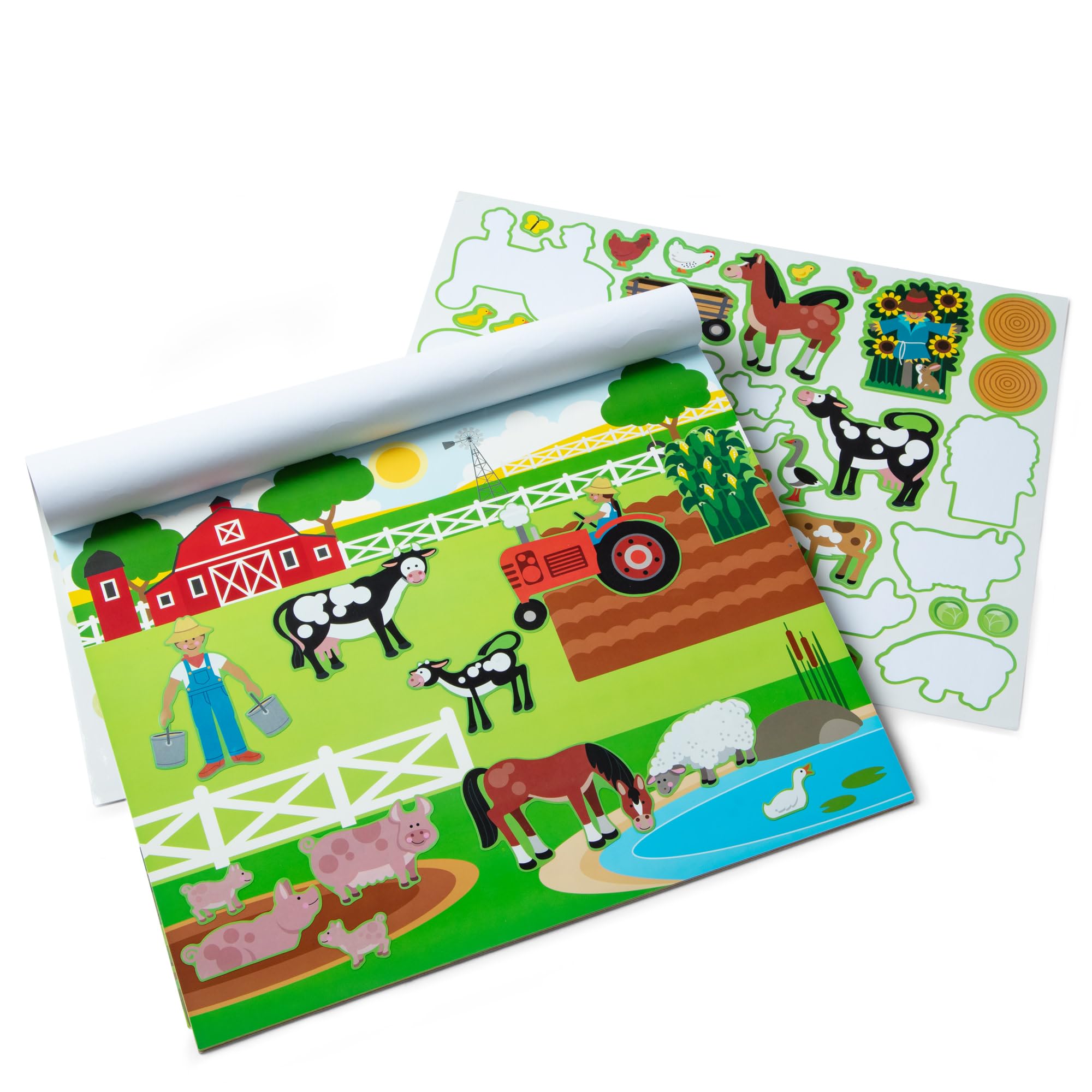 Melissa & Doug Habitats Reusable Sticker Pad - 150 Stickers & 5 Scenes - Educational Activity for Ages 3+ 10