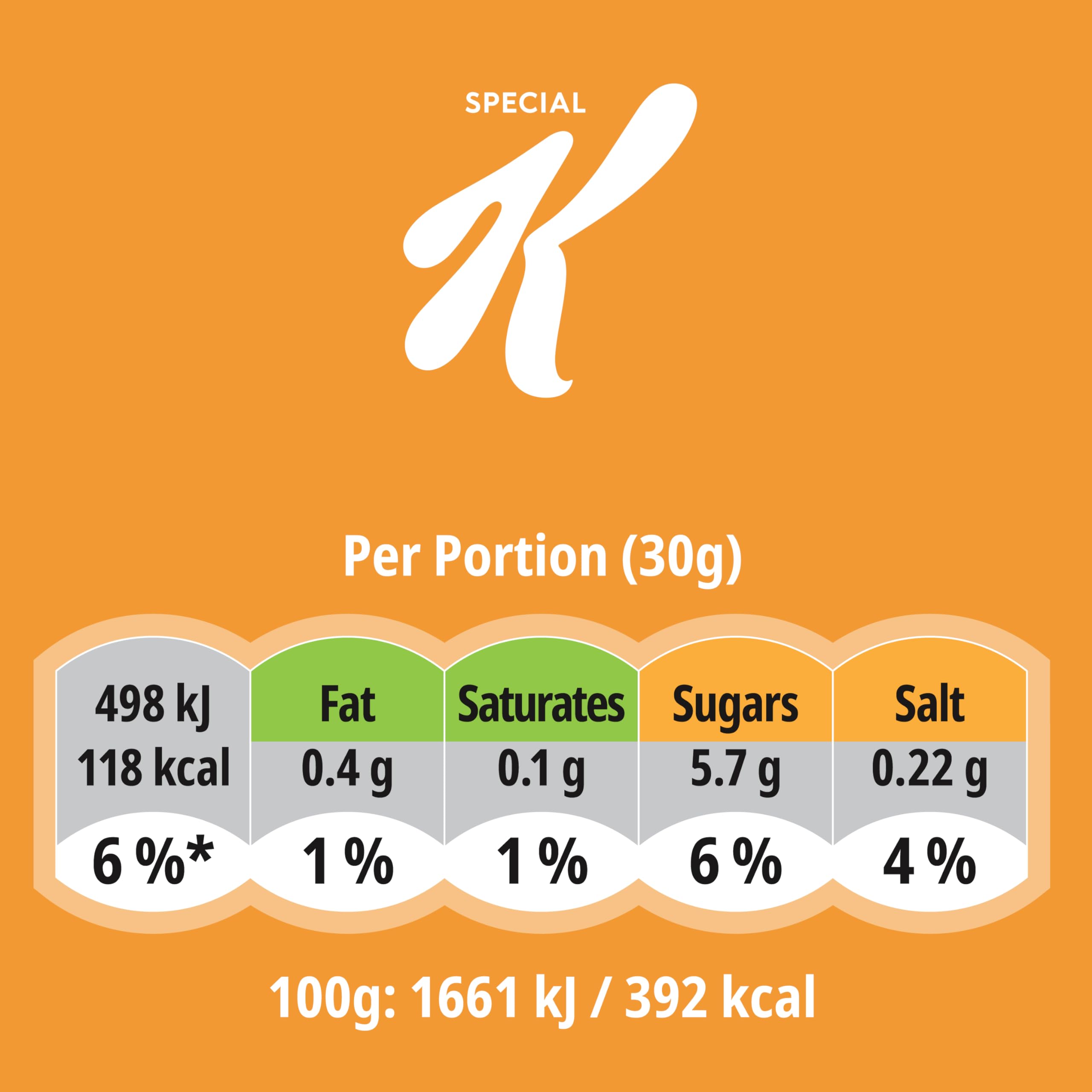 Special K Peach & Apricot Breakfast Cereal Box, 360g 4