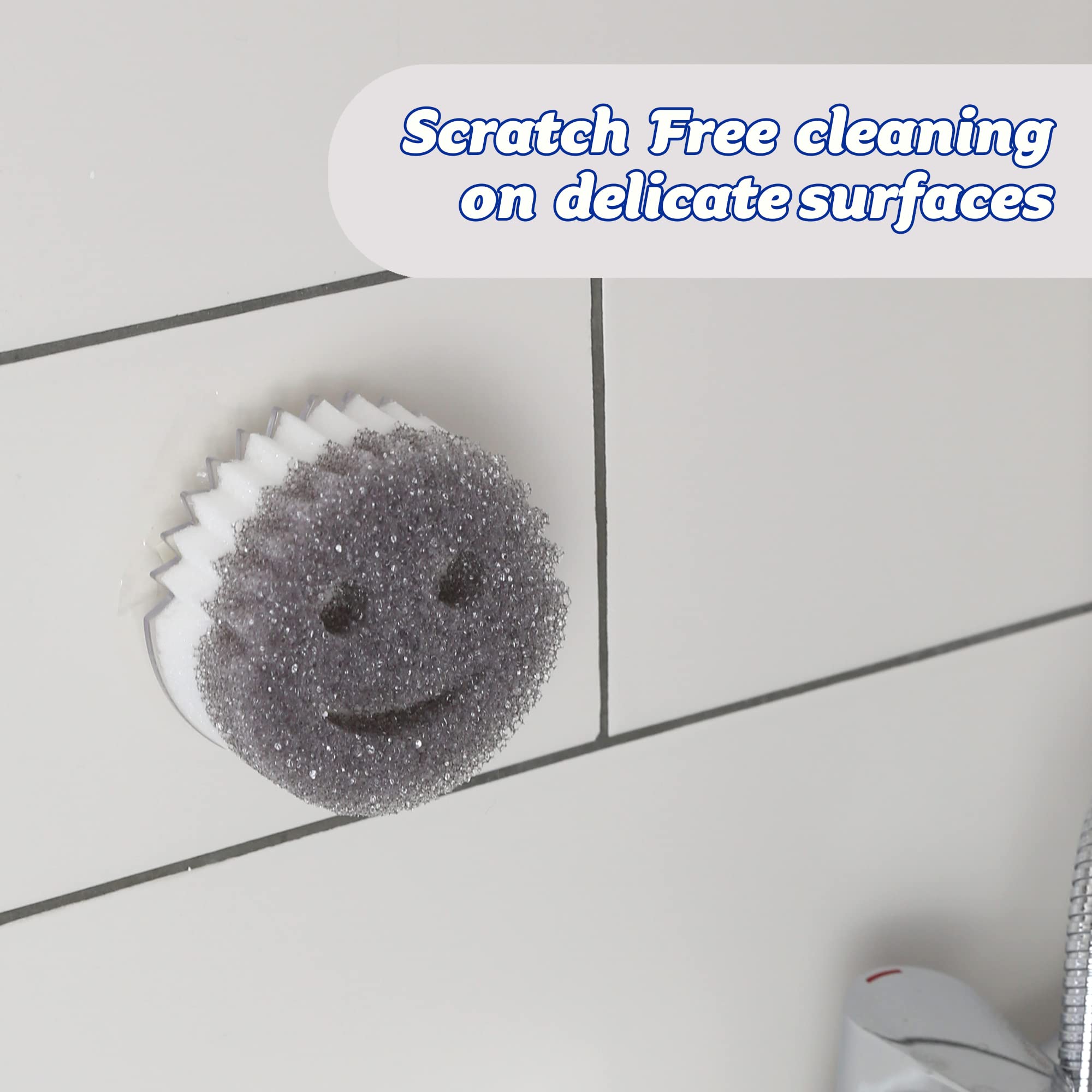 Scrub Daddy - Scrub Mommy Dual-Sided Non-Scratch Cleaning Sponge (Twin Pack) 3