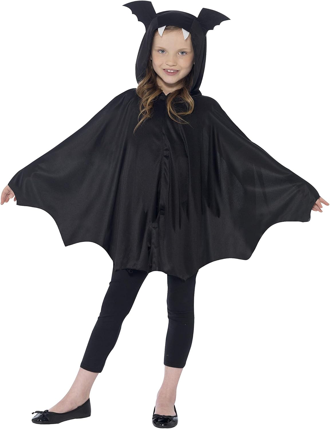 Smiffys Bat Cape - Black Dress Up Costume Accessory for Kids 4
