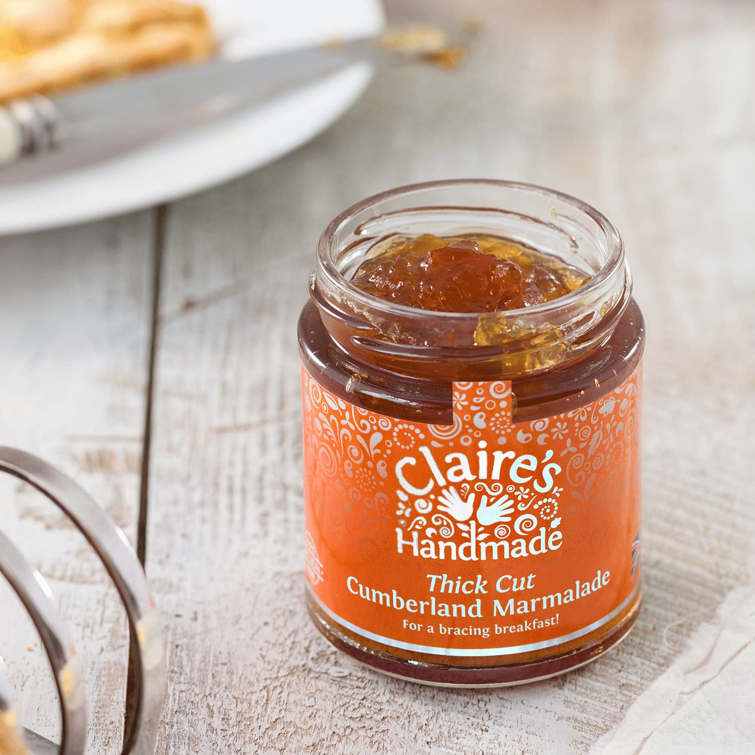 Claire's Handmade Thick Cut Cumberland Marmalade - Bitter Orange & Dark Brown Sugar | 227g 5
