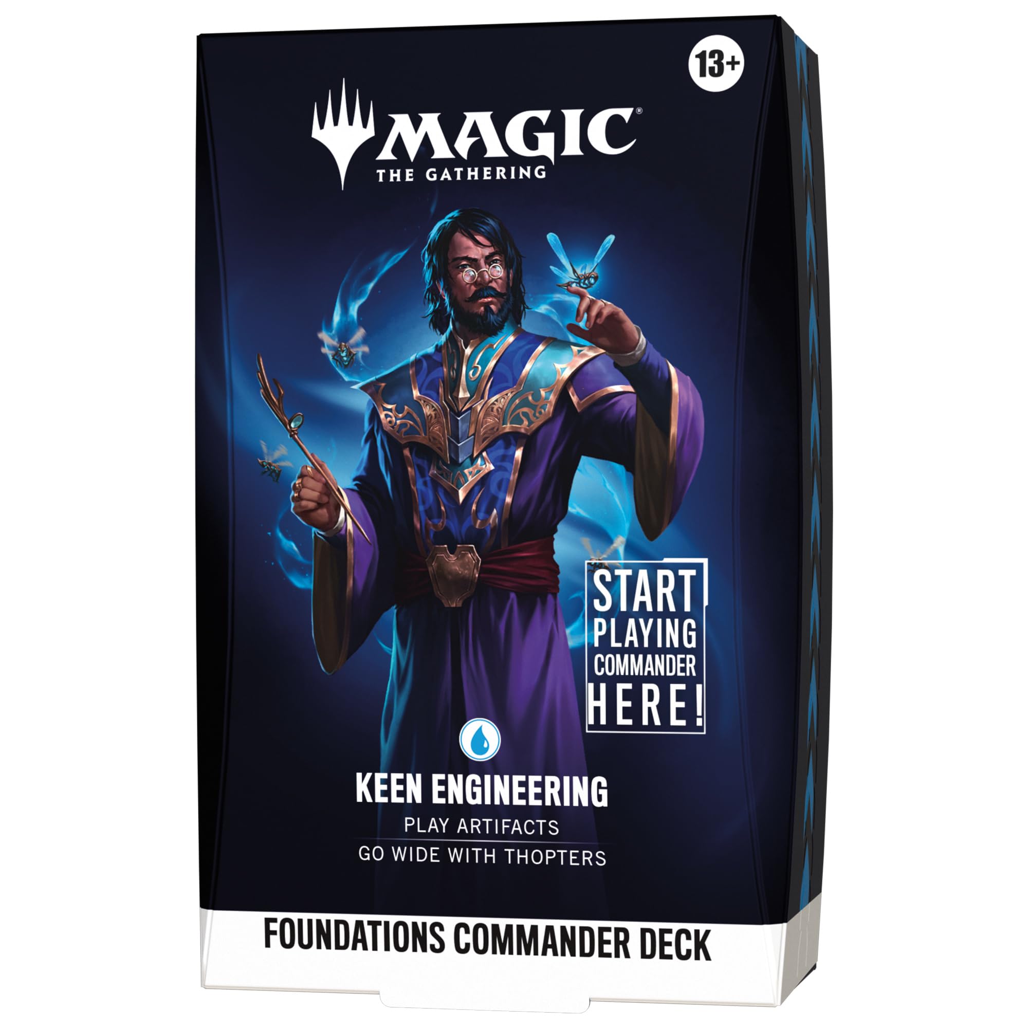 Magic: The Gathering Foundations Commander Deck - Keen Engineering | 100 Cards | Unisex Adult